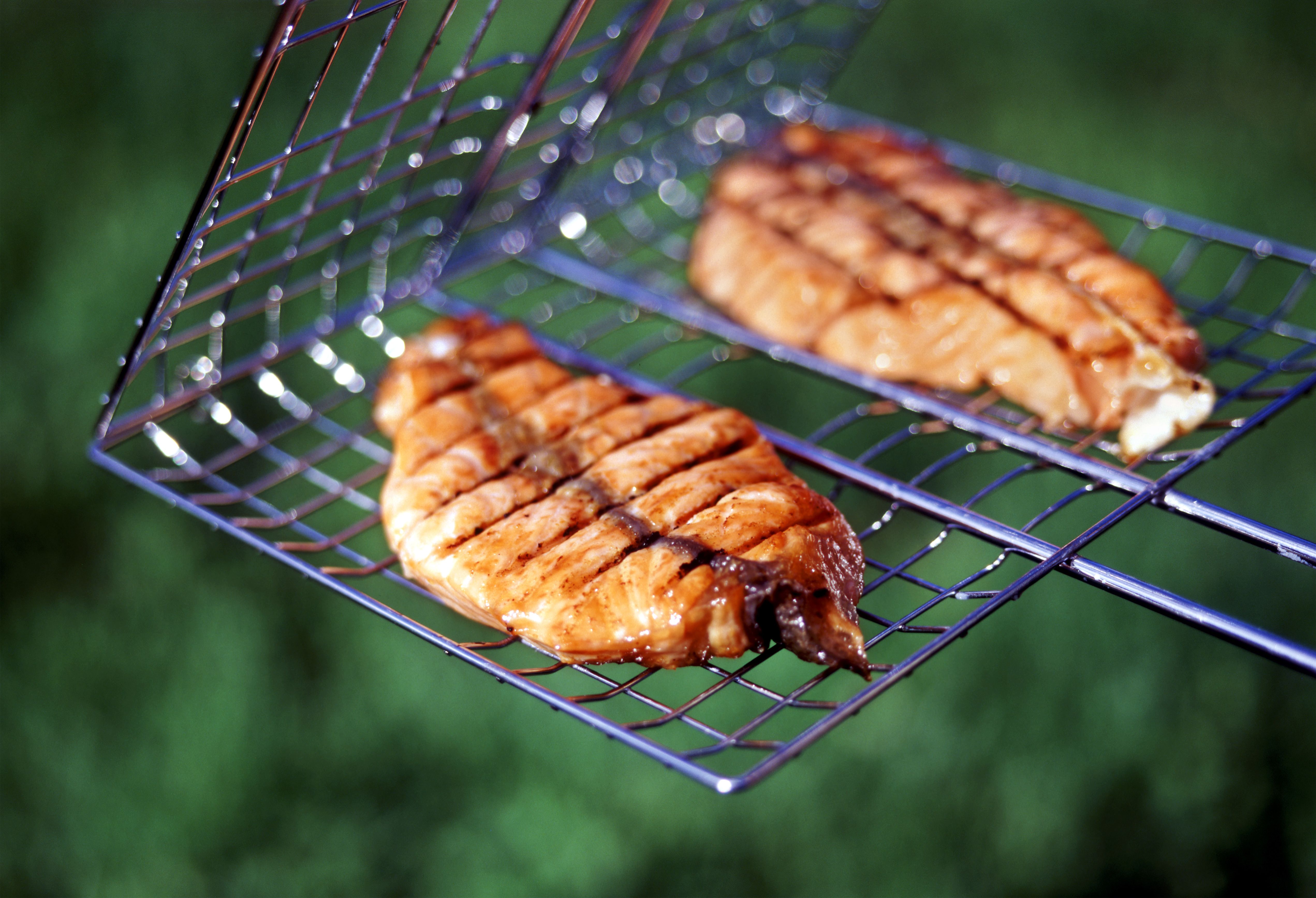 Download Wallpaper grill, 5085x Grilled fish