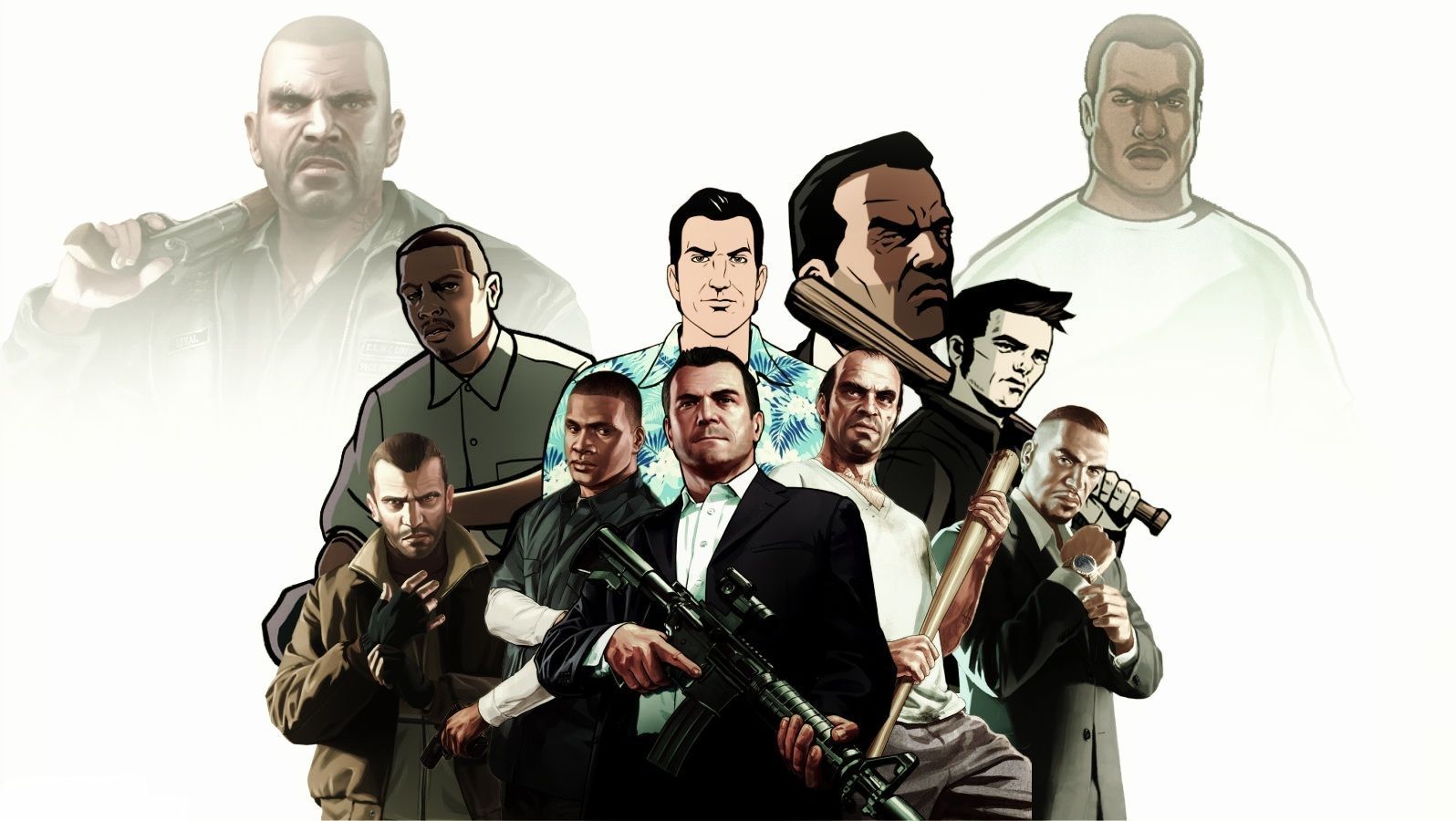 GTA Characters Wallpaper Free GTA Characters Background
