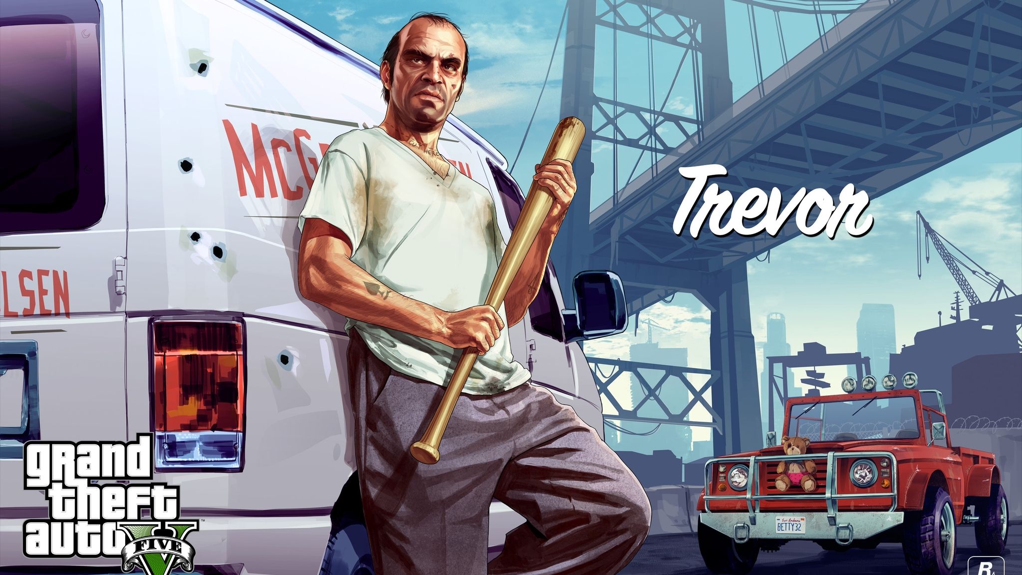 Trevor Character From Gta 5 2048x1152 Resolution HD 4k Wallpaper, Image, Background, Photo and Picture