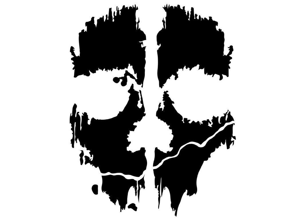 Buy NI192 Call of Duty Ghosts Mask Decal Sticker, Black x 5.5 in Cheap Price on Alibaba.com