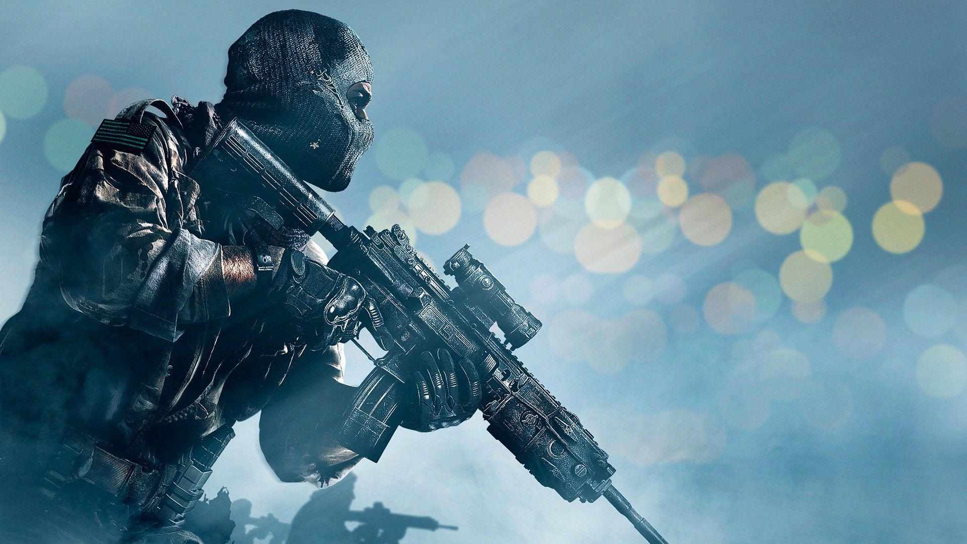 1920x1080 Call of duty ghosts, Activision, Infinity ward, Soldier, Gun, Mask, Military wallpaper JPG