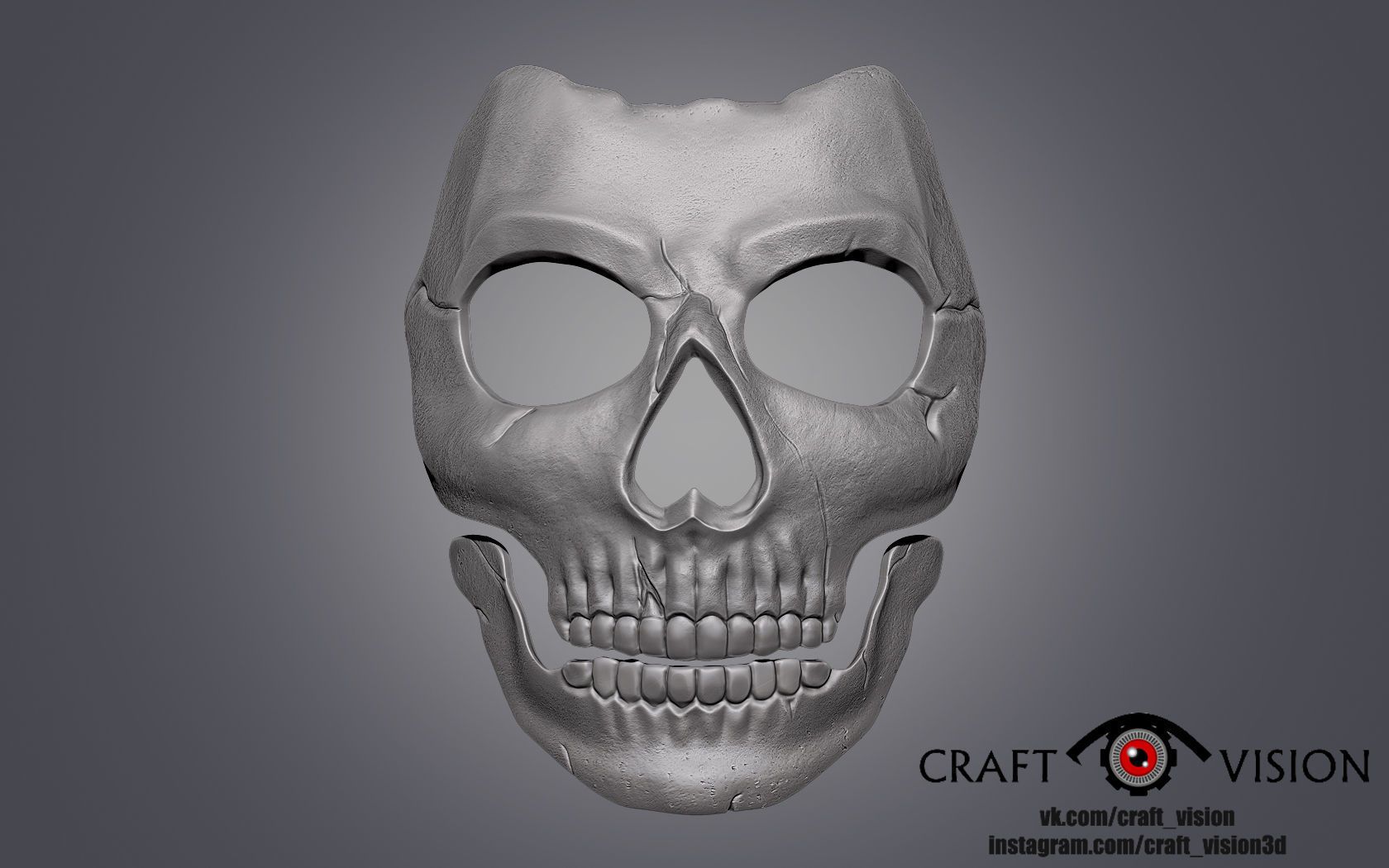 Ghost mask 3D print model