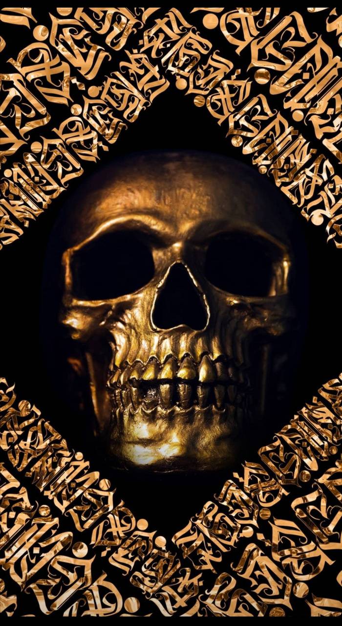 Download Golden Skull Wallpaper HD By Dndaku. Wallpaper HD.Com