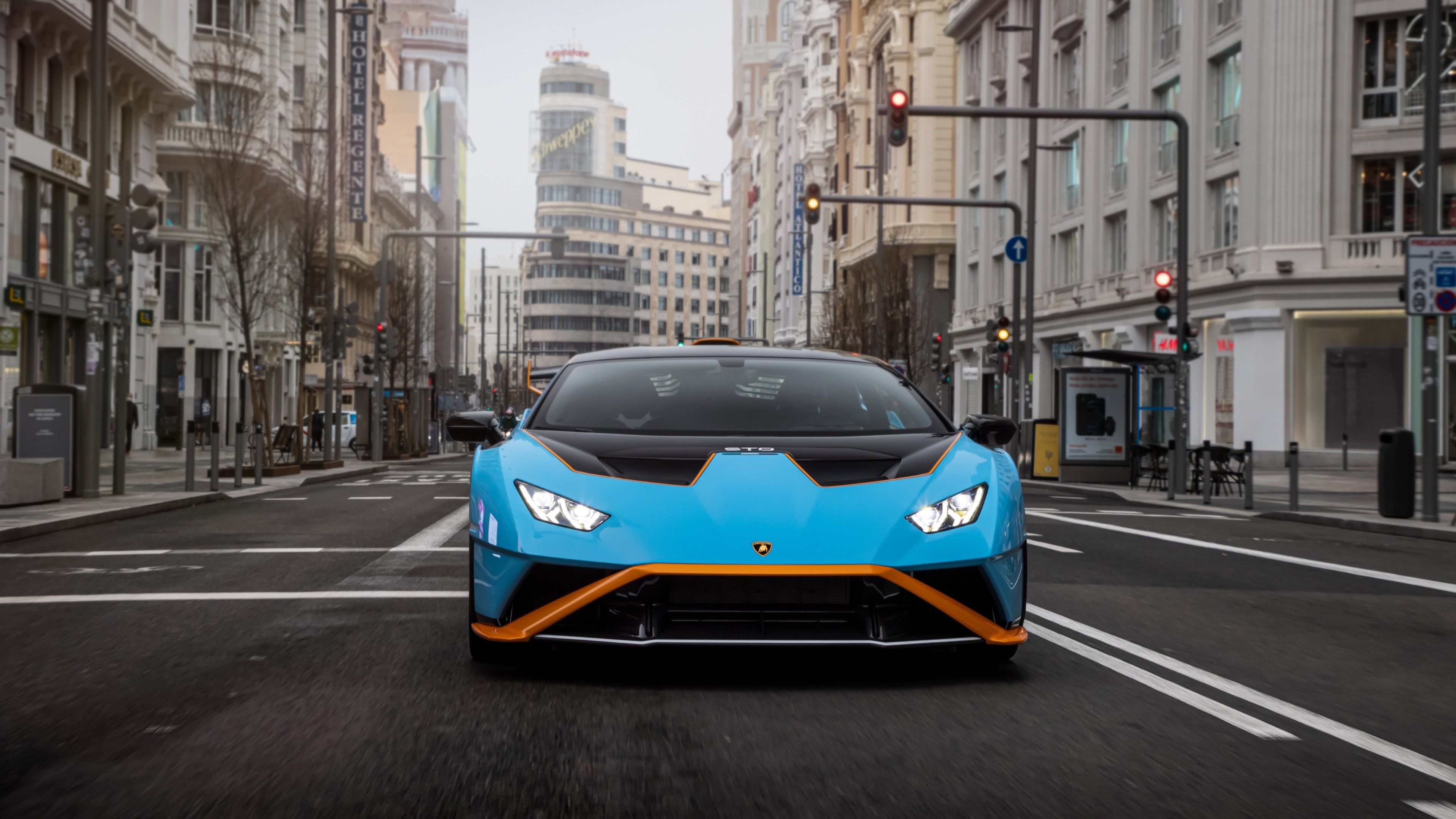 Lamborghini Huracán STO 2021 4K 4 Wallpaper. HD Car Wallpaper