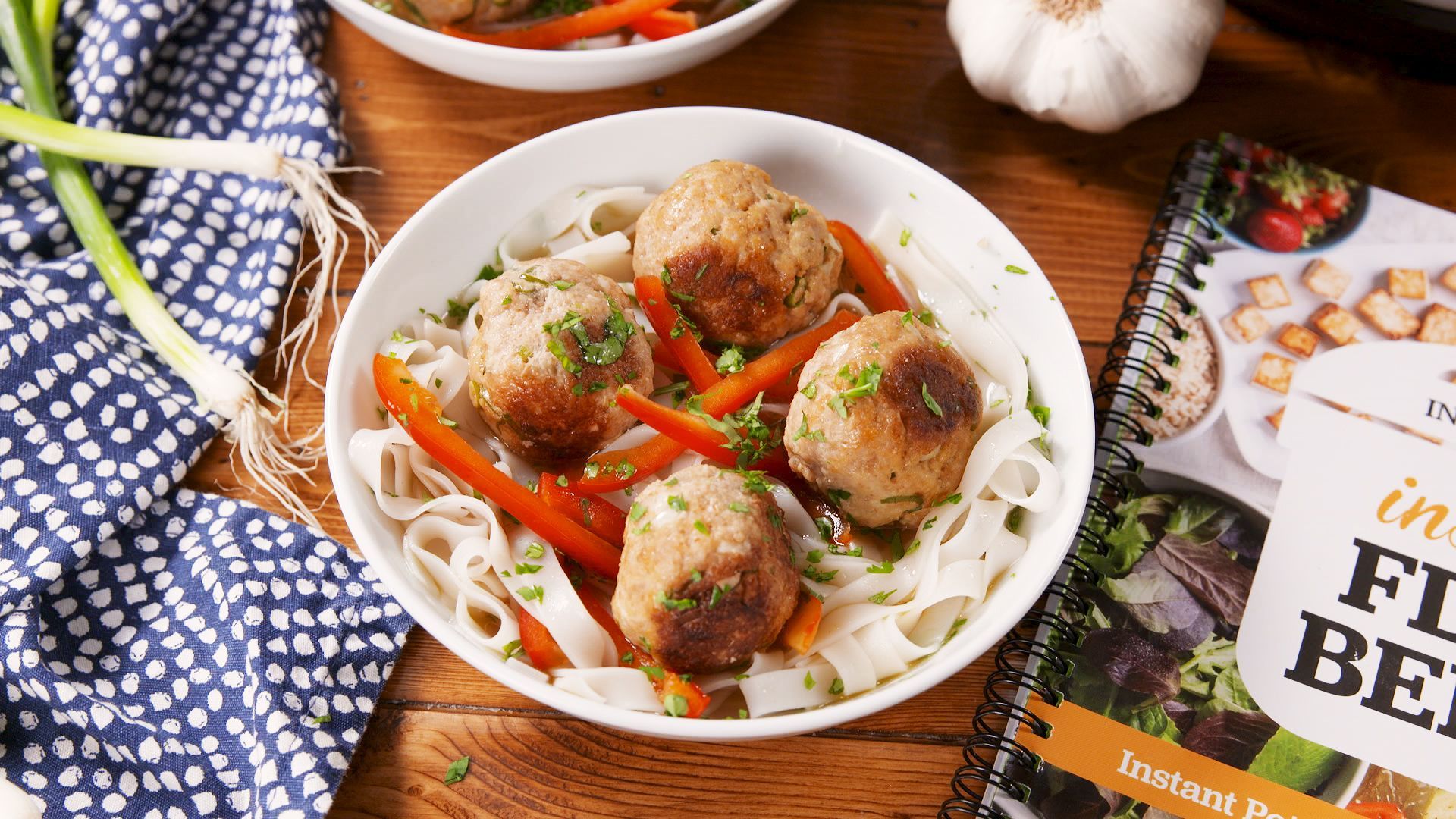 Best Instant Pot Turkey Meatballs With Rice Noodles Recipe