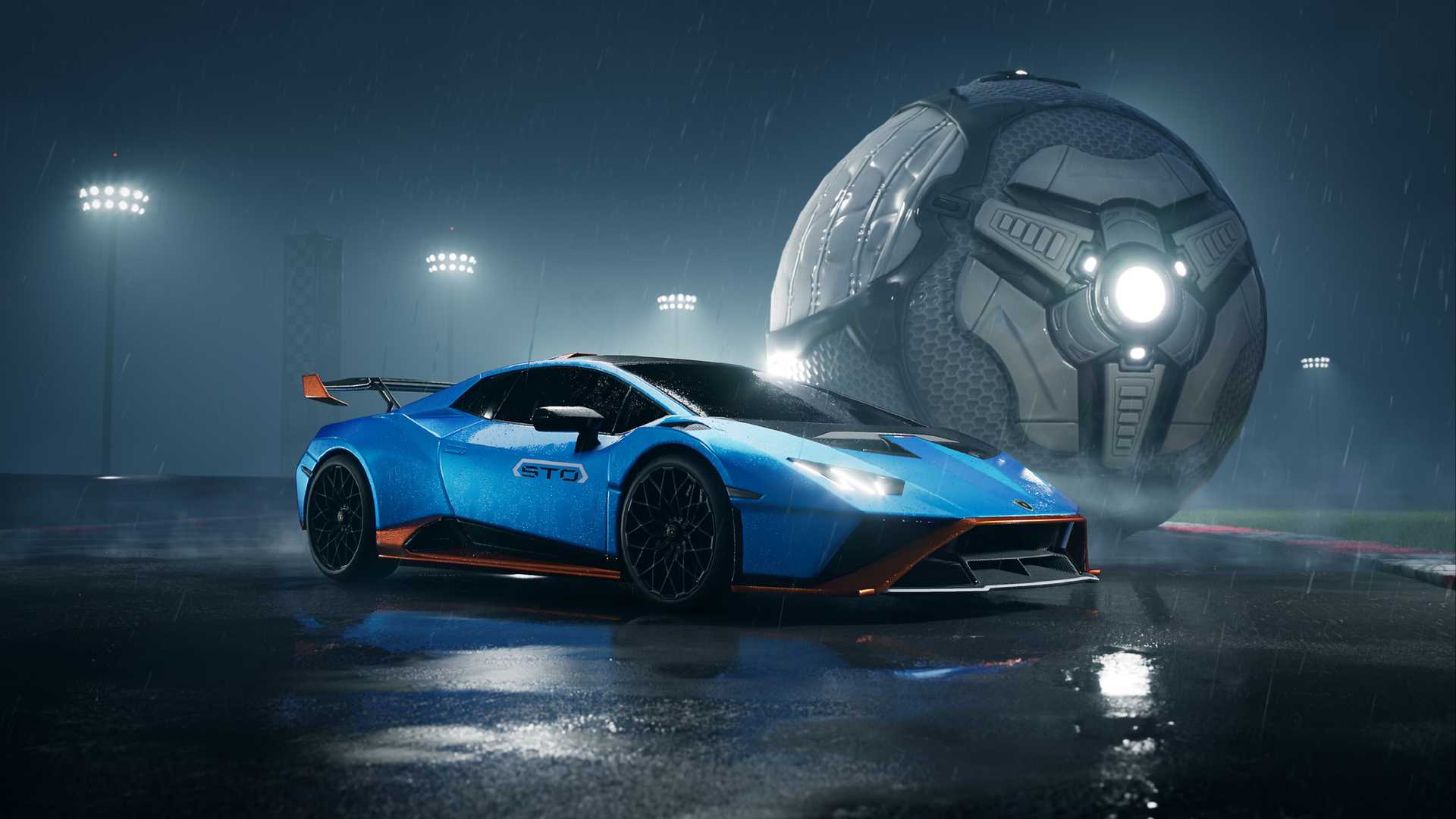 Lamborghini Huracan STO lands in Rocket League