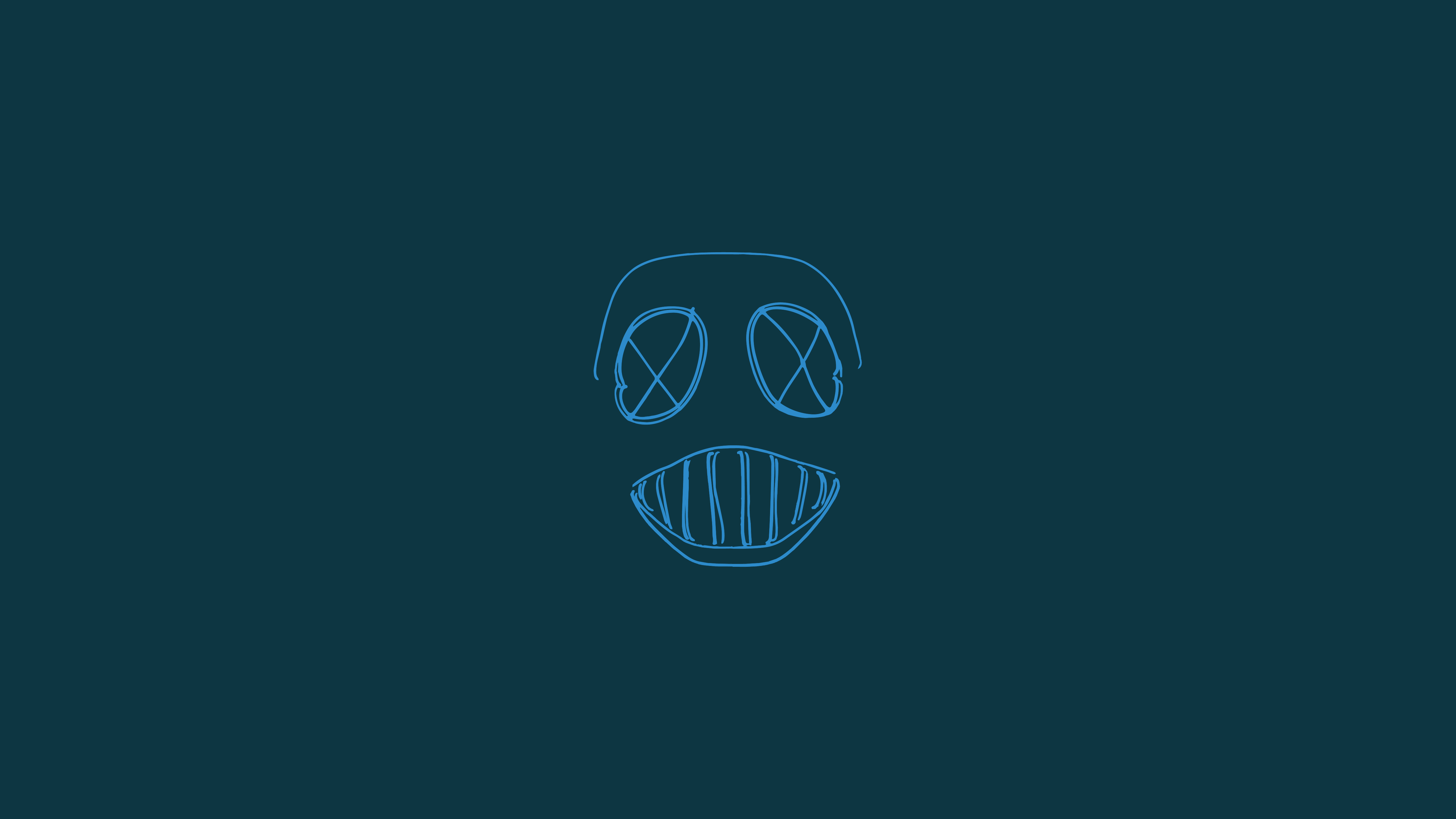 Mask Digital Logo Wallpaper:5120x2880