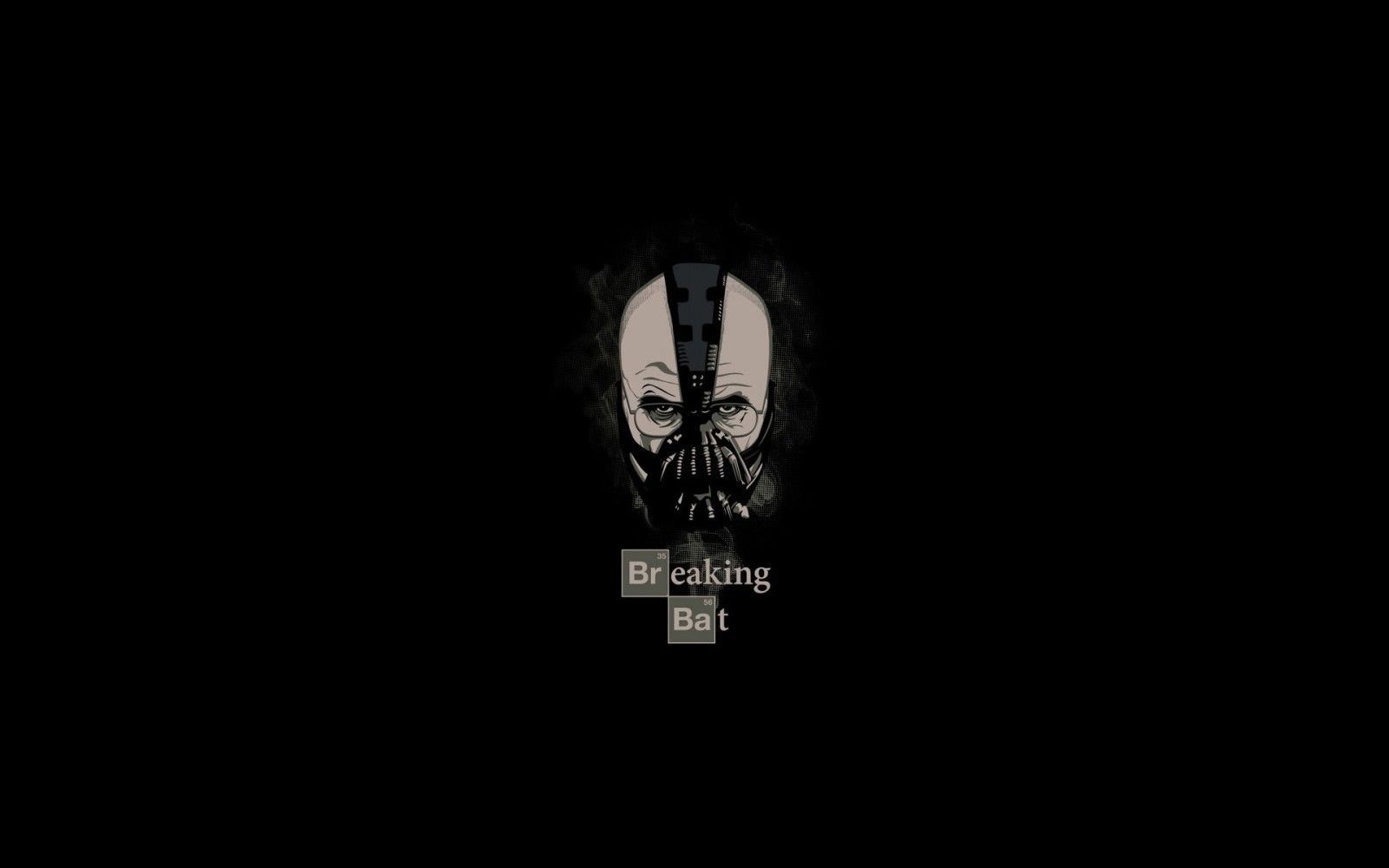 mask, logo, Walter White, Breaking Bad, The Dark Knight Rises, Bane, hand, darkness, wing, screenshot, computer wallpaper. Mocah HD Wallpaper