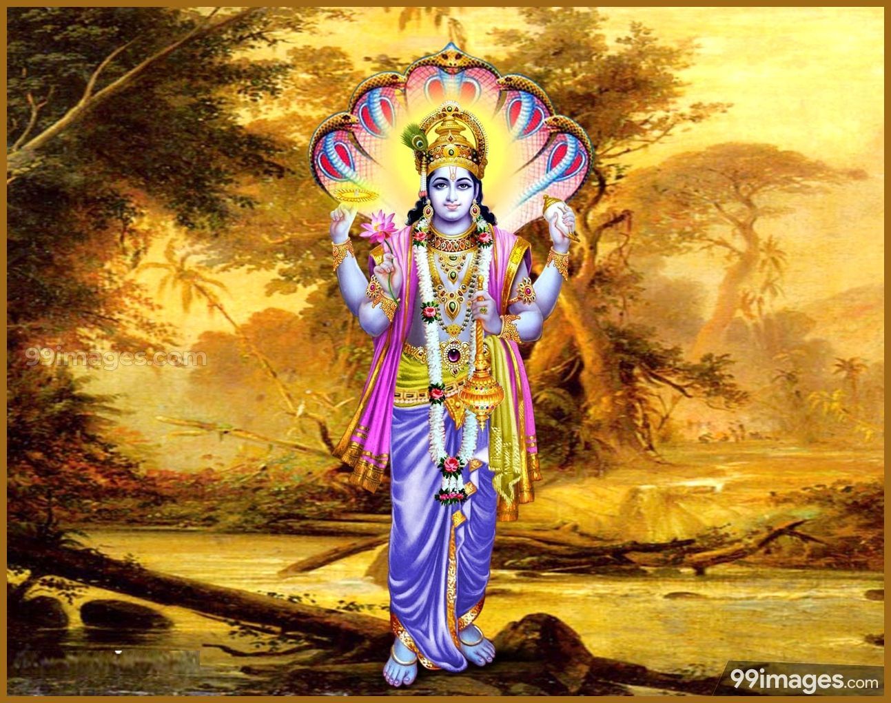 Lord Vishnu HD Image (1080p) - #lordvishnu #god #hindu #wallpaper. Vishnu, Vishnu mantra, Lord krishna image