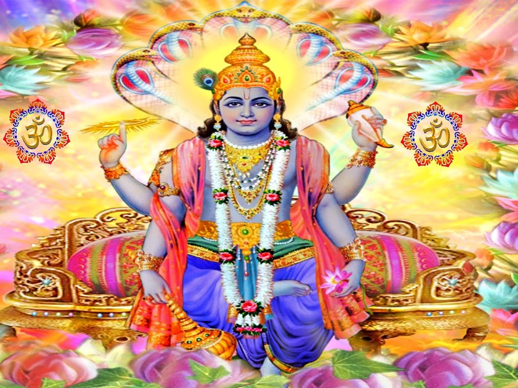 Sri Vishnu God HD Wallpaper