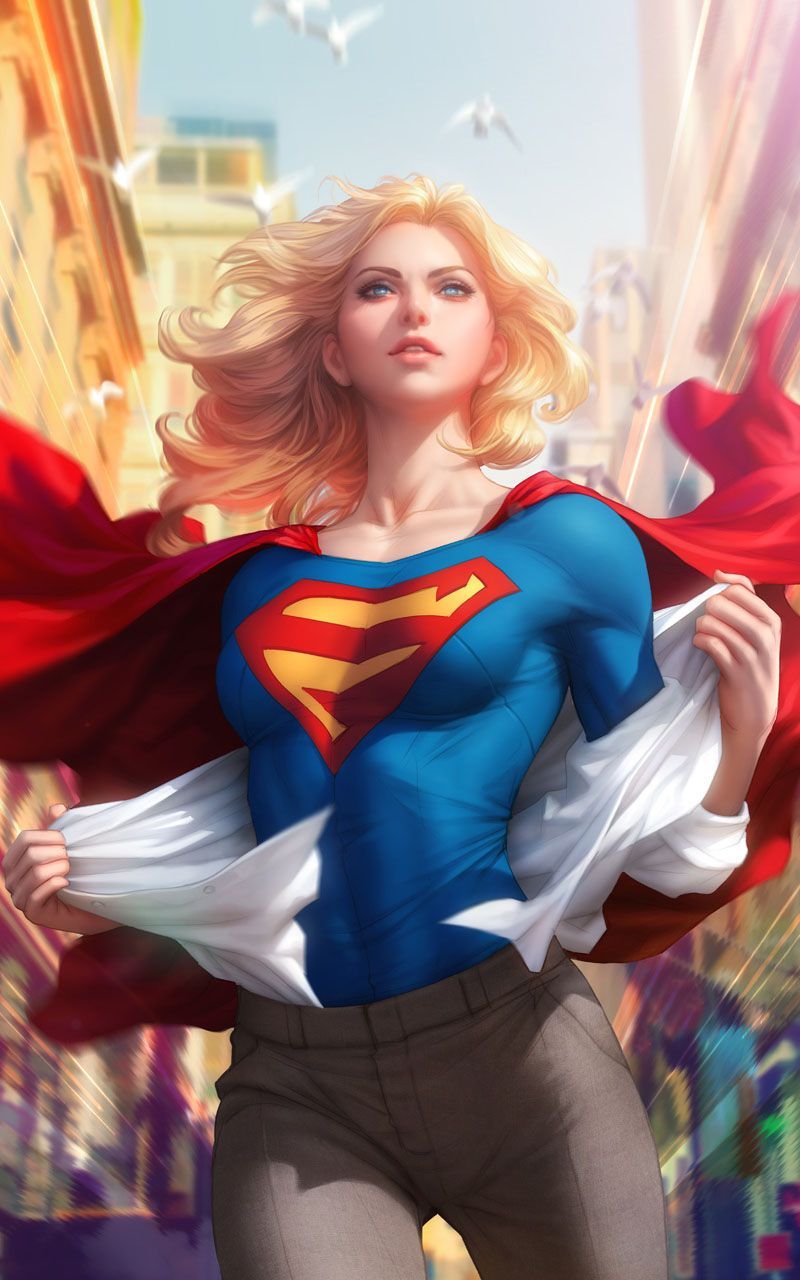Animated supergirl wallpaper
