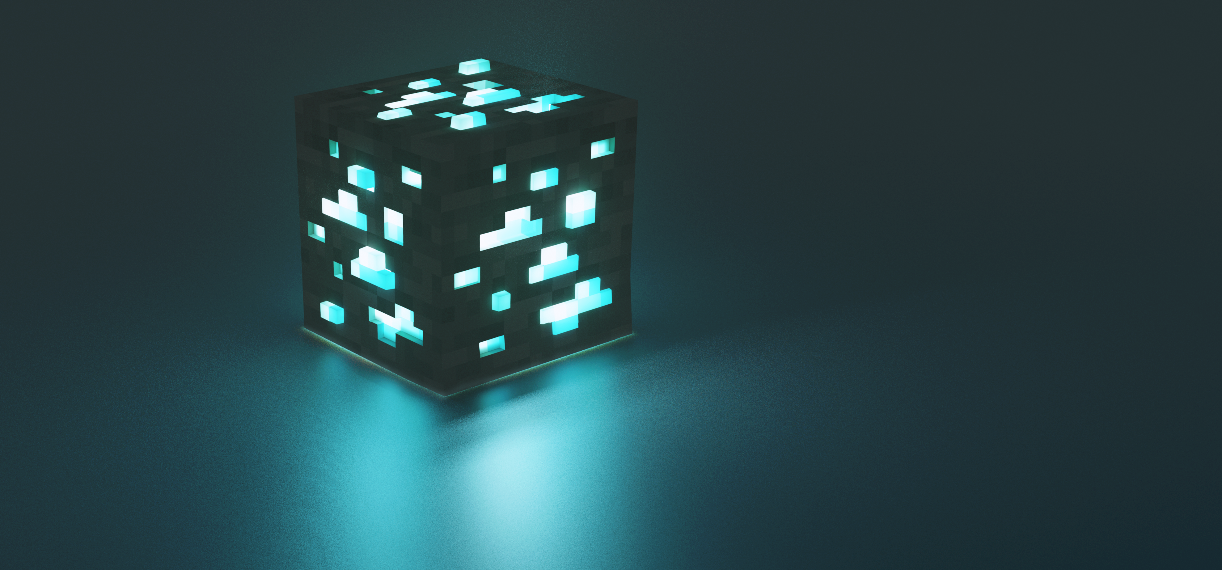 4K I made a render of a diamond block in blender! Thoughts?