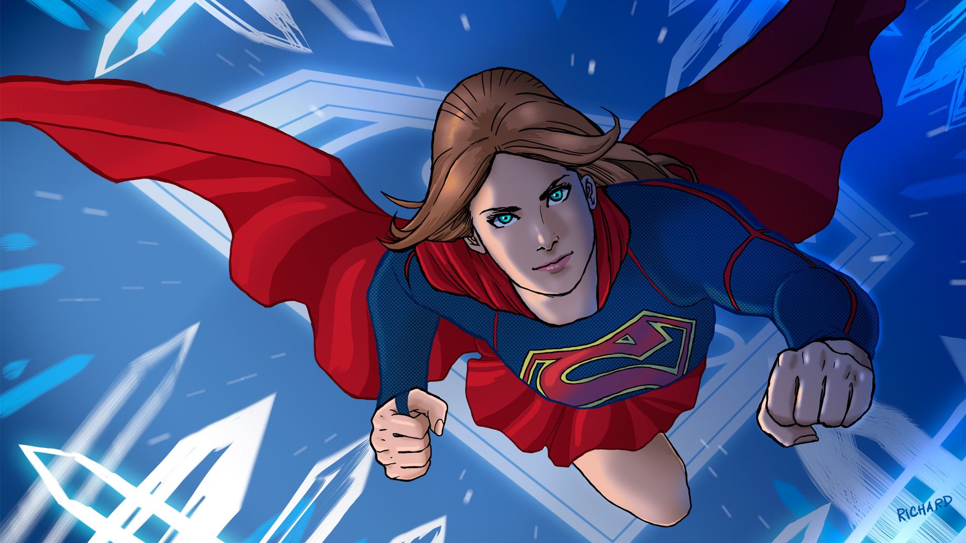 iPhone Supergirl Wallpaper Cartoon