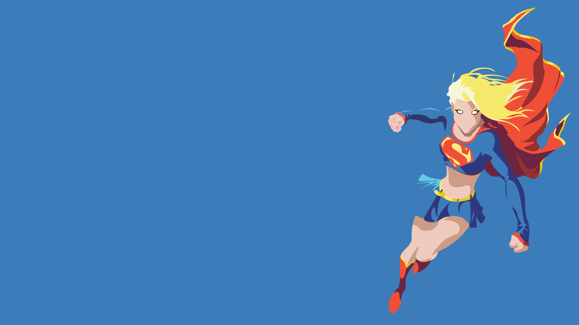 Minimalist Supergirl Wallpaper Free Minimalist Supergirl Background