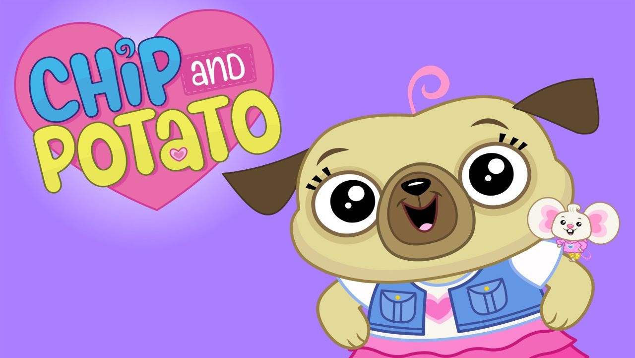 Baby Jake and Potato launches on Netflix today! Loveable pug puppy, Chip, takes her first steps towards independence with the help of her secret mouse friend, Potato. Brought to