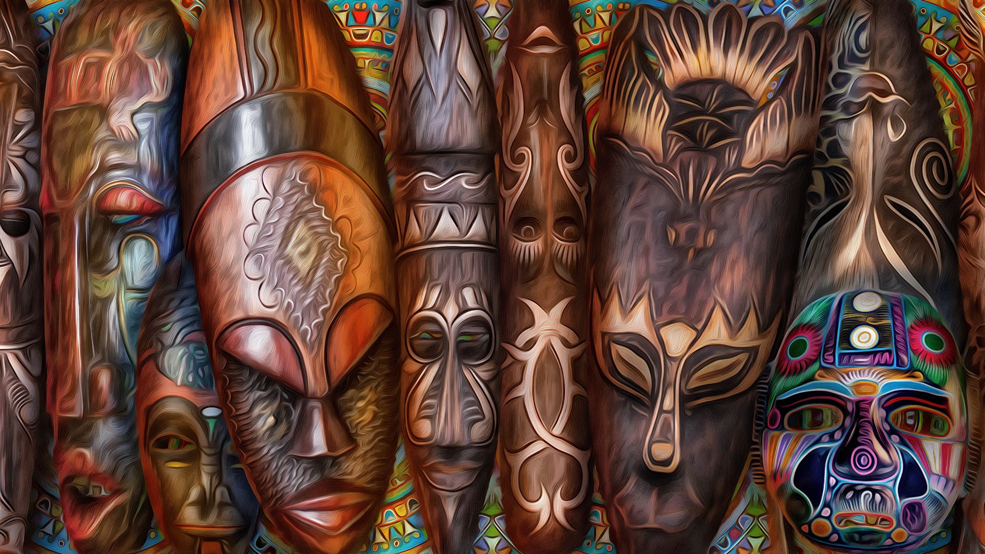 African Art HD Wallpaper