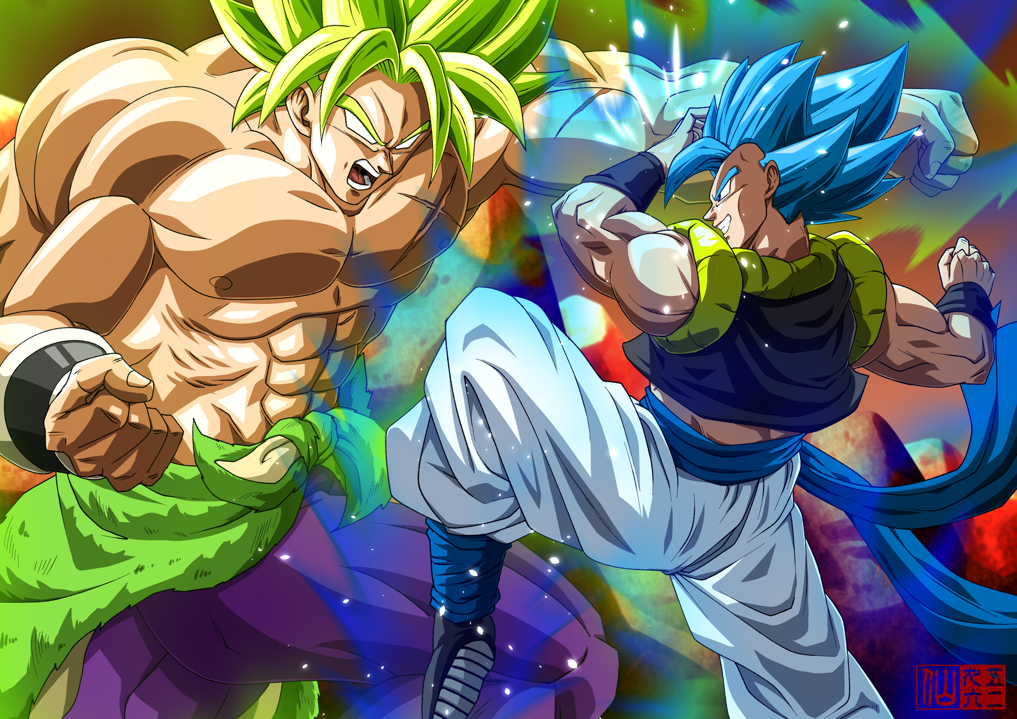 Steam Workshop::Gogeta Blue Vs Broly Live Wallpaper