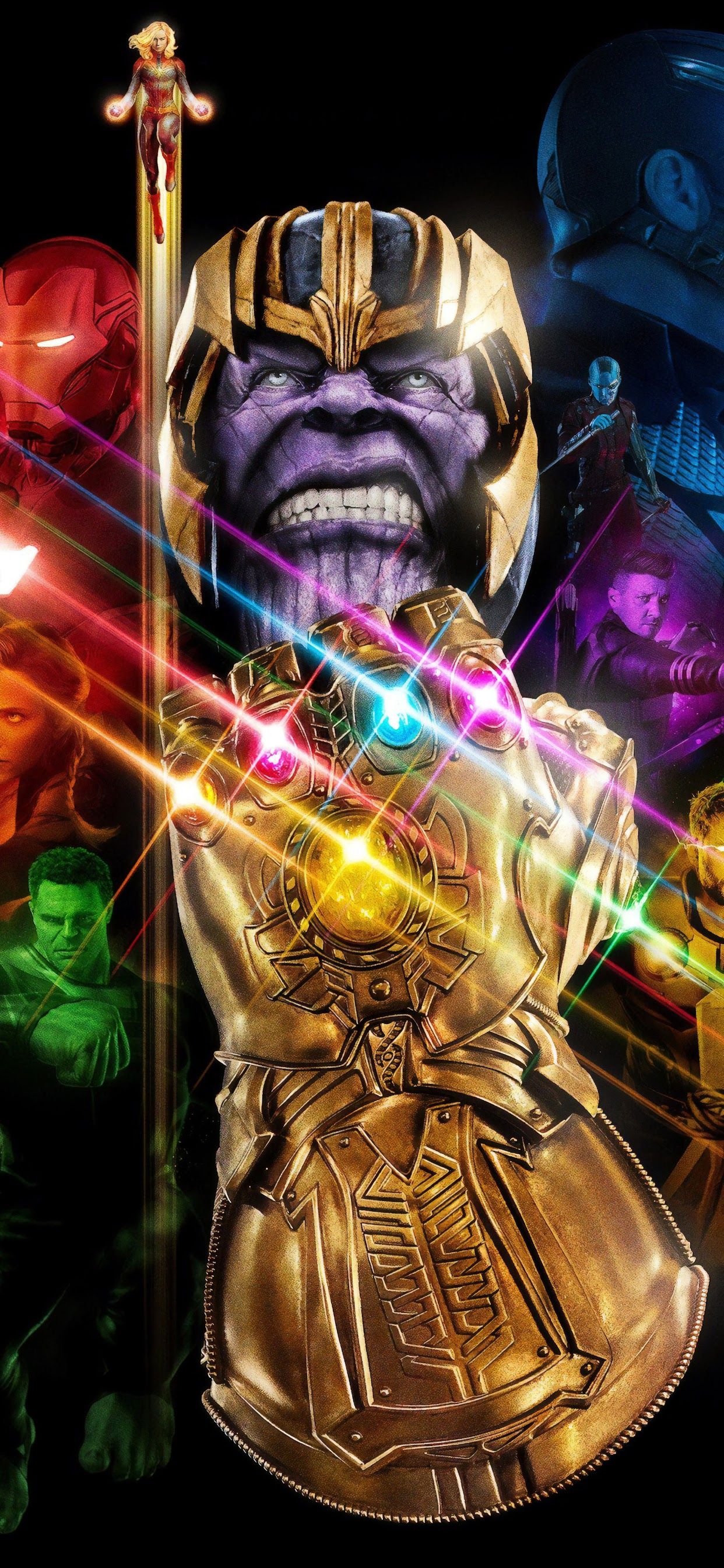Avengers: Endgame Thanos Infinity Gauntlet 4K Wallpaper