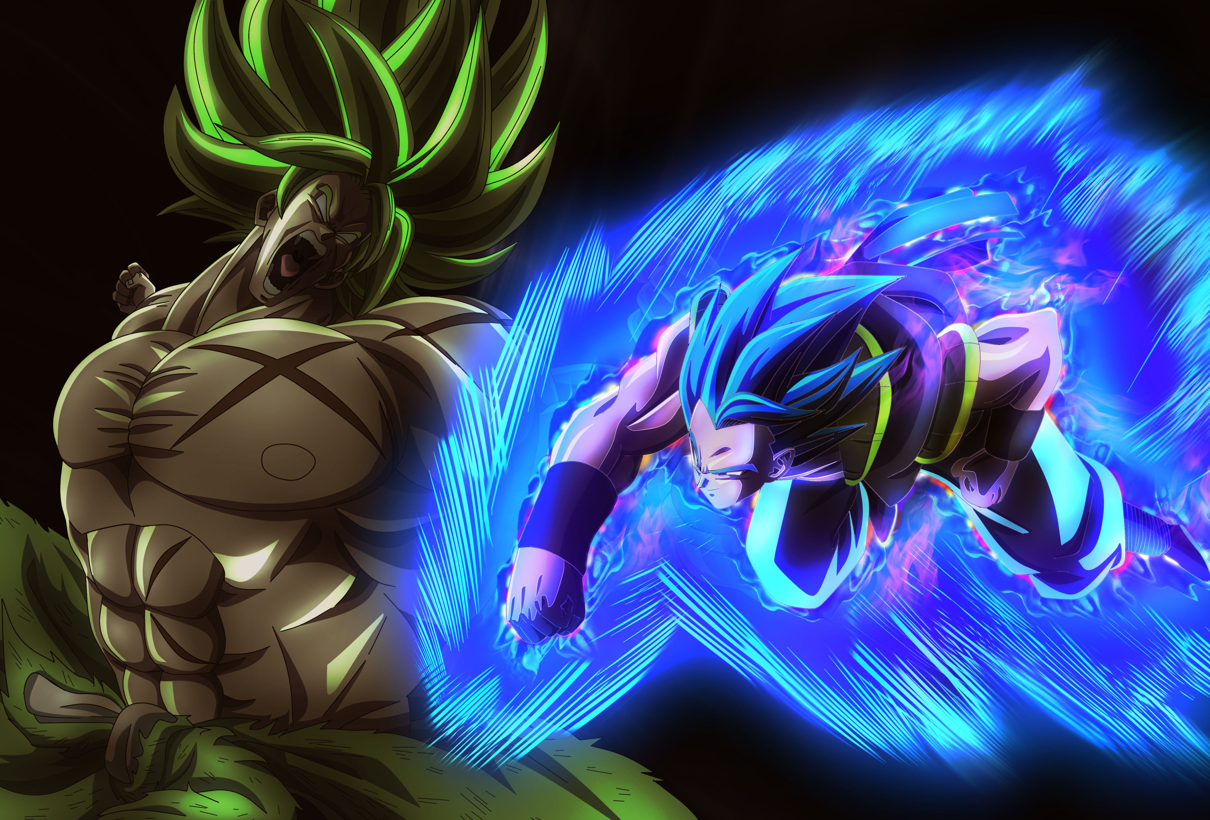 Gogeta Blue vs Broly