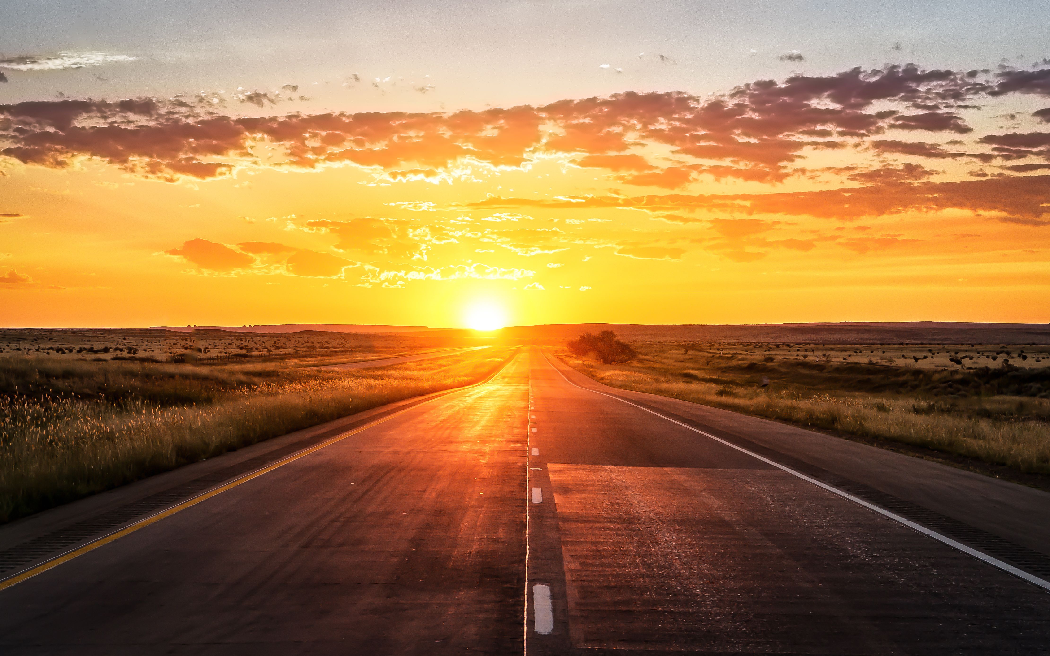 #Sunset, K, #Highway. Mocah HD Wallpaper