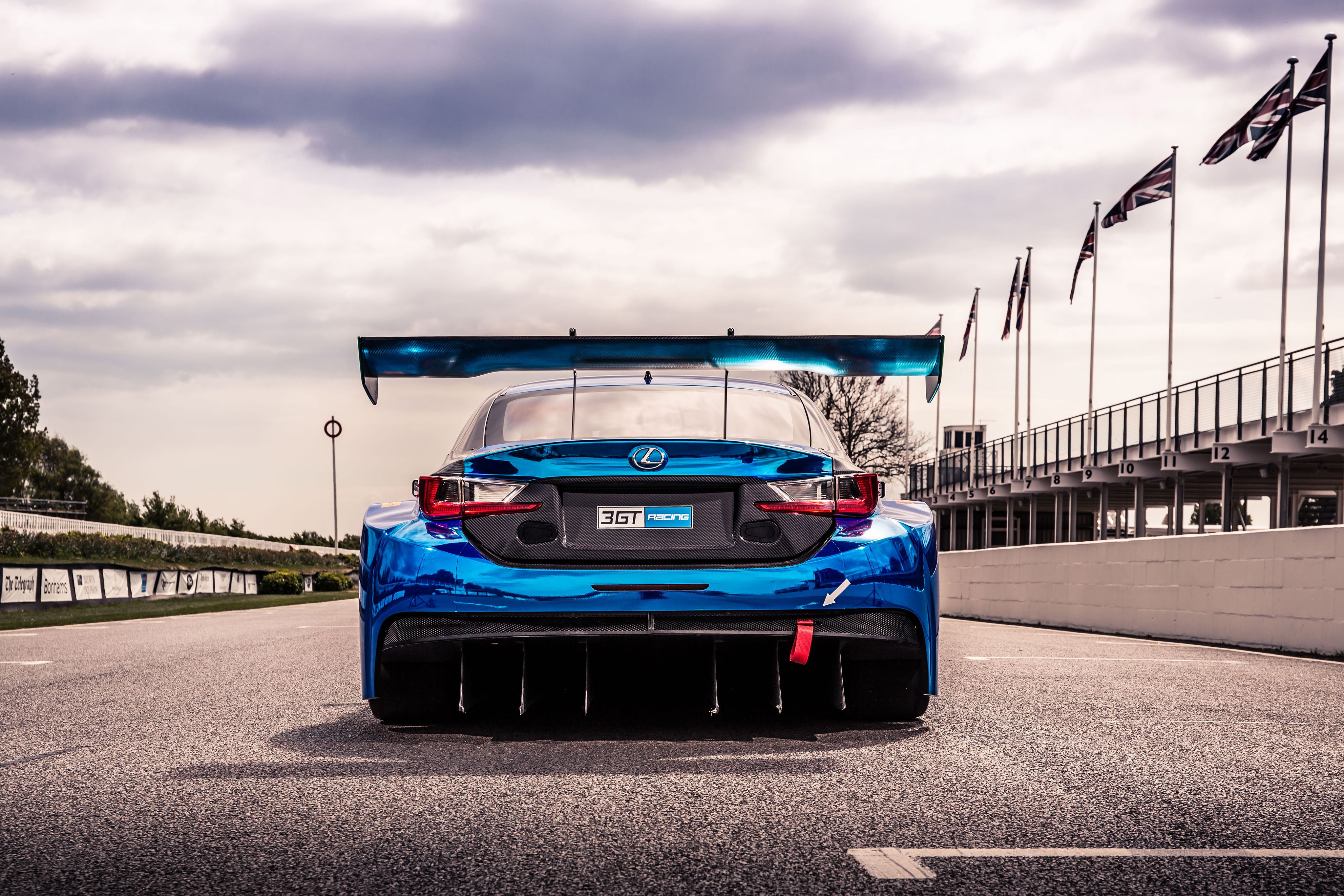 K, #Race track, #Lexus RC F GT #Race car. Mocah HD Wallpaper