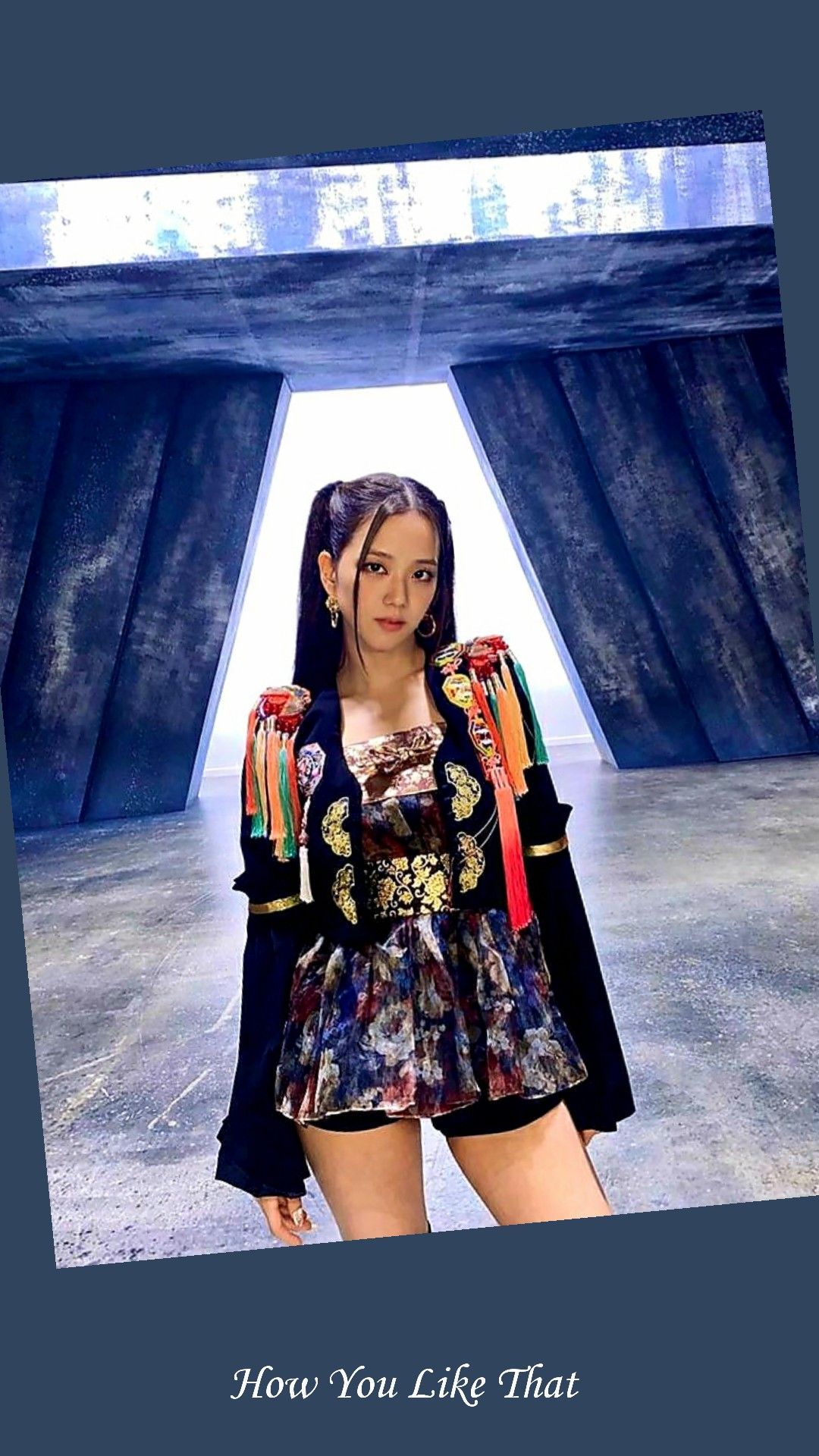 Blacklink Jisoo How You Like That Lockscreen Wallpaper (MV). Blackpink fashion, Blackpink jisoo, Fashion