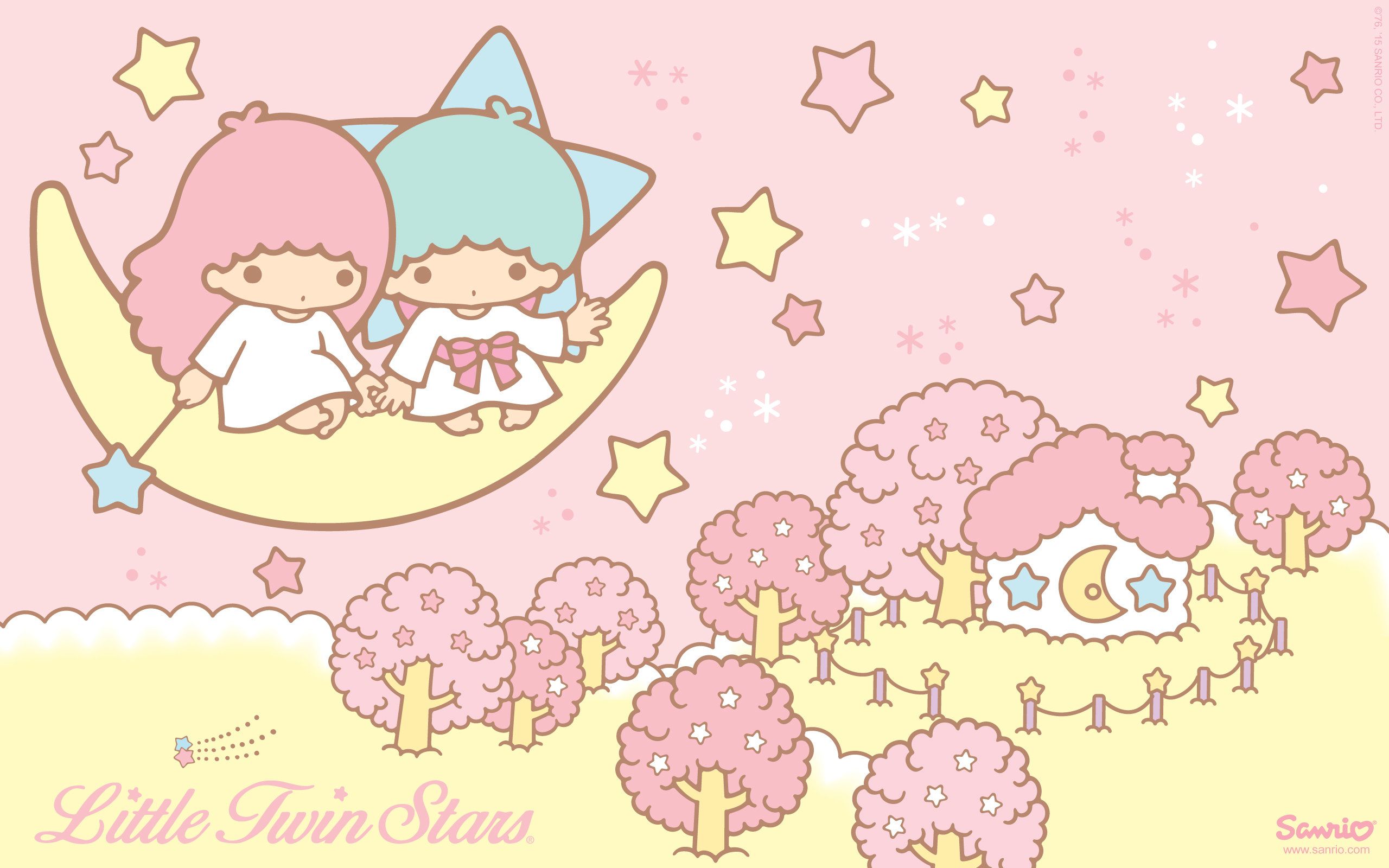 Sanrio, other characters. My melody wallpaper, Little twin stars, Sanrio wallpaper