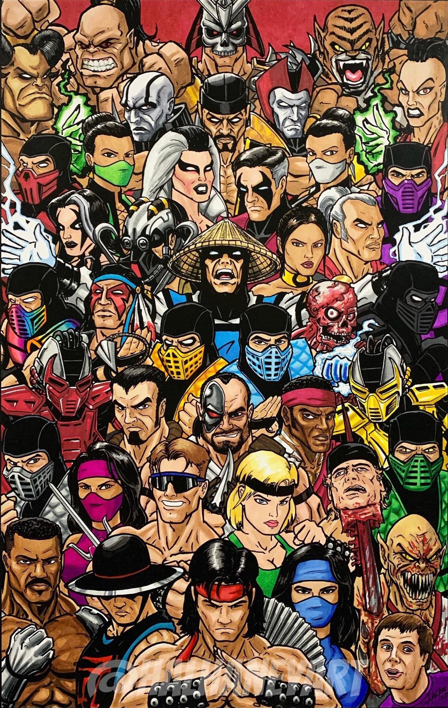 All Mortal Kombat fans. This is what I have as a wallpaper