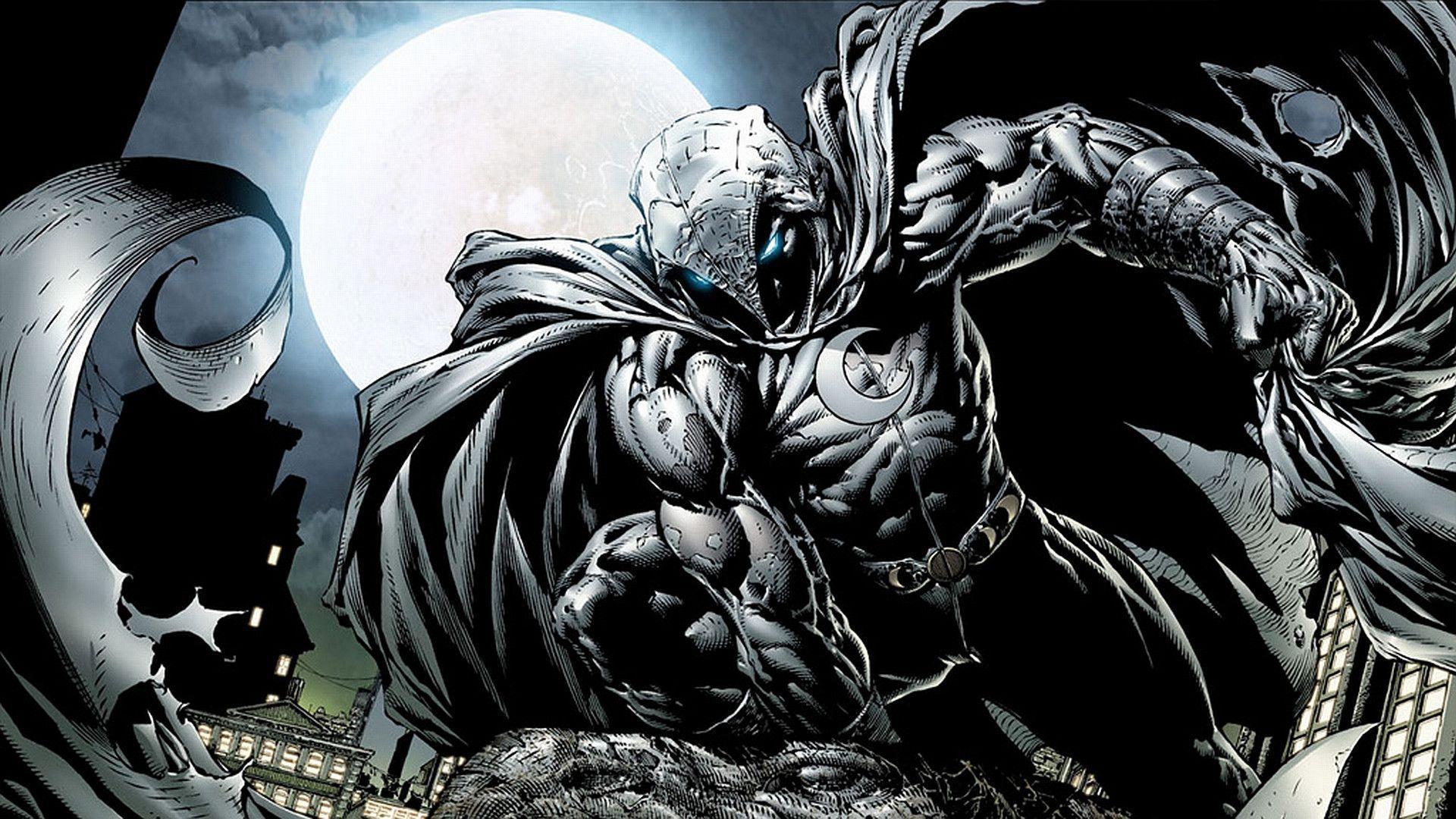 Give Your Desktop a New Look Today with Moon Knight Wallpaper 