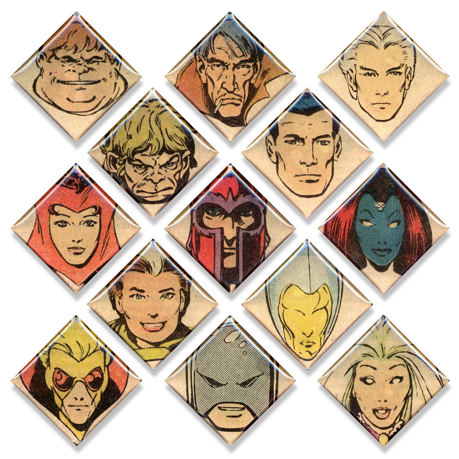 The Brotherhood of Evil Mutants membership grid (all versions) Marvel Comics. Mutant, Brotherhood, Comic villains
