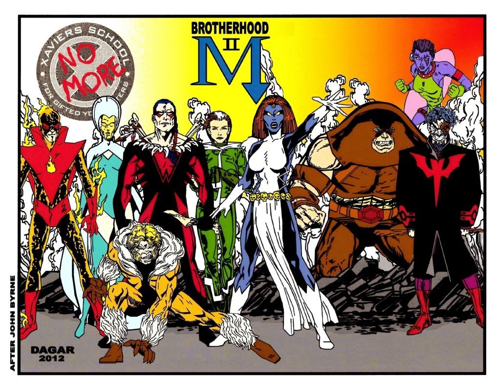 X- MEN FOES 2 MYSTIQUE BROTHERHOOD AFTER JOHN BYRNE Comic Art. X men, John byrne, Comic books art
