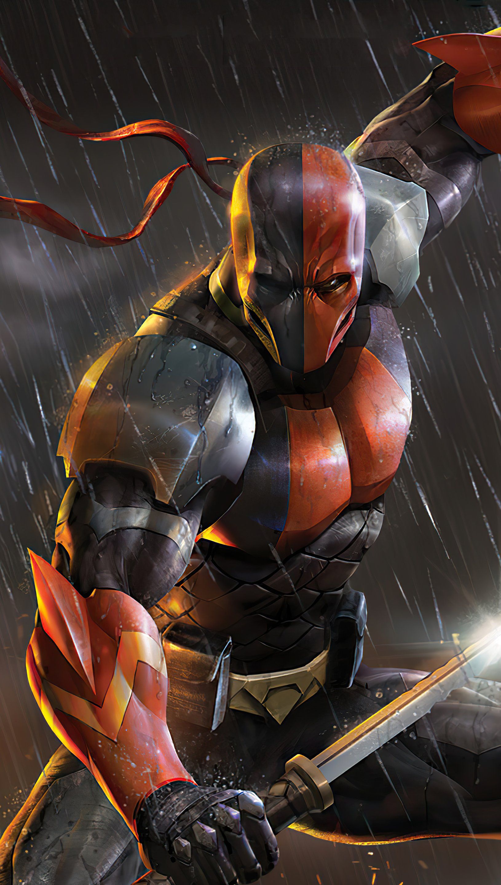 Deathstroke Knights and dragons Wallpaper 5k Ultra HD