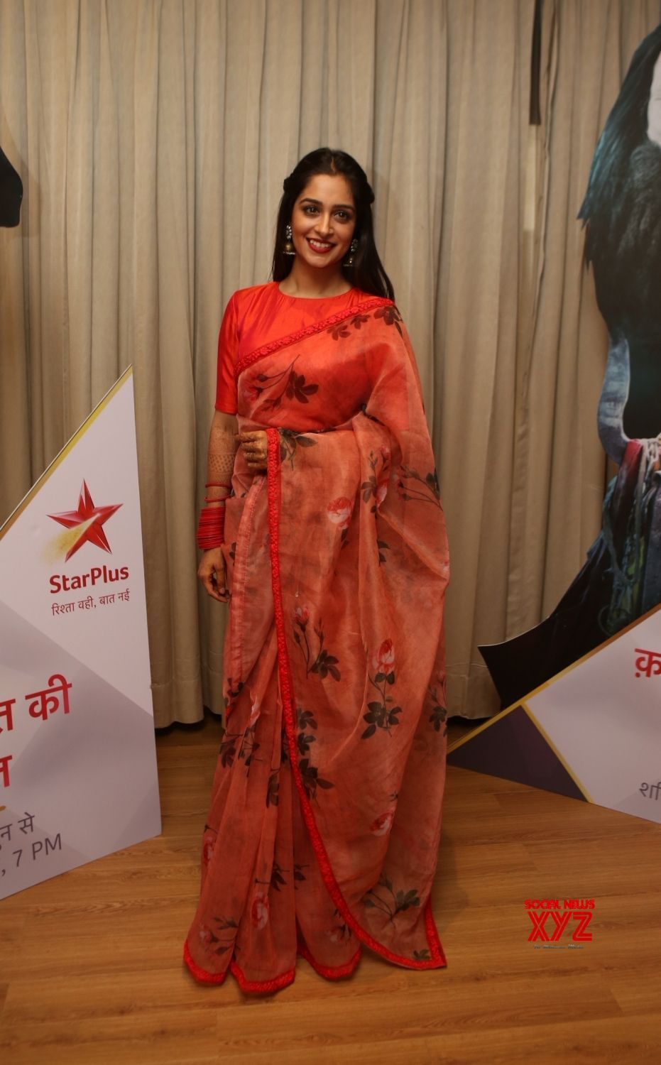 Mumbai: Media interaction of show Qayamat Ki Raat #Gallery News XYZ. Indian fashion saree, Saree designs, Saree trends
