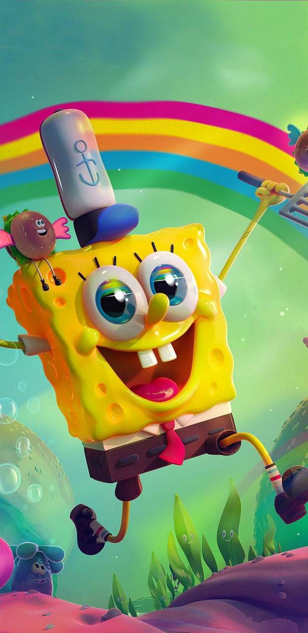 Download Happy Spongebob Wallpaper HD By Karmrres. Wallpaper HD.Com