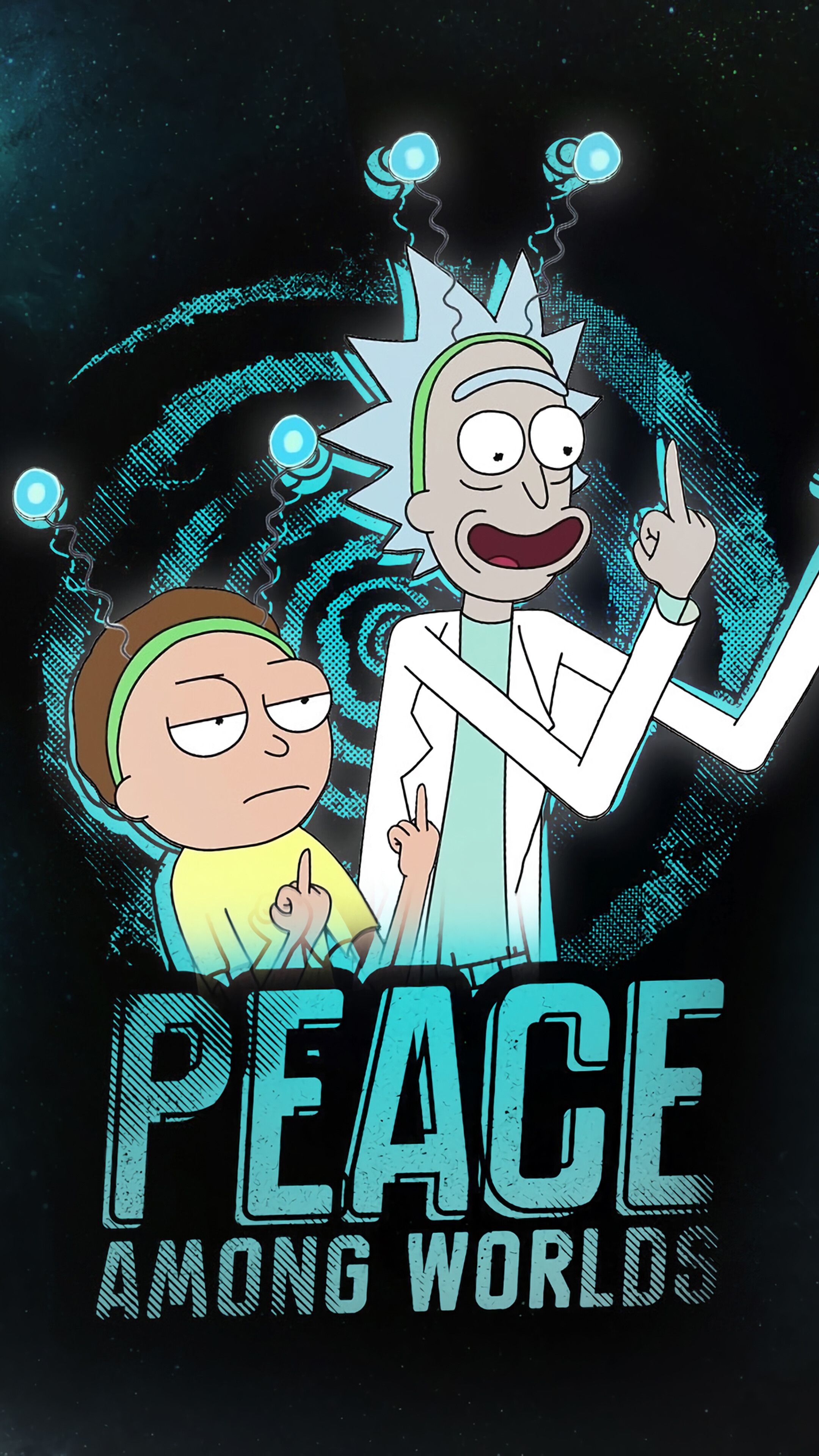 Rick & Morty iPhone wallpaper - 9GAG