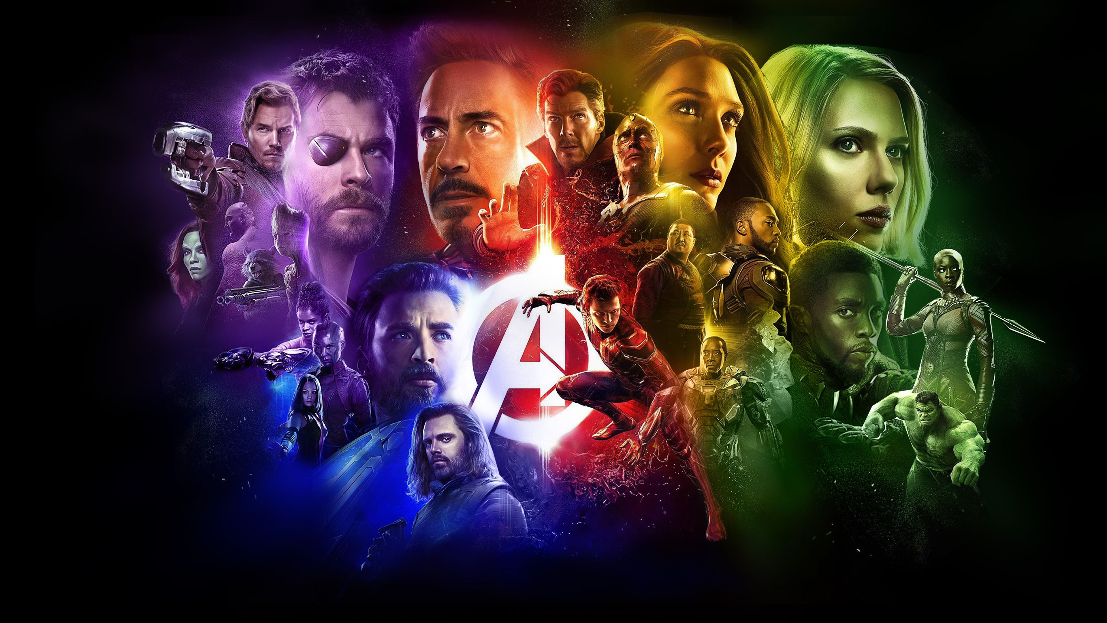 Avengers: Infinity War Movie Characters 4K