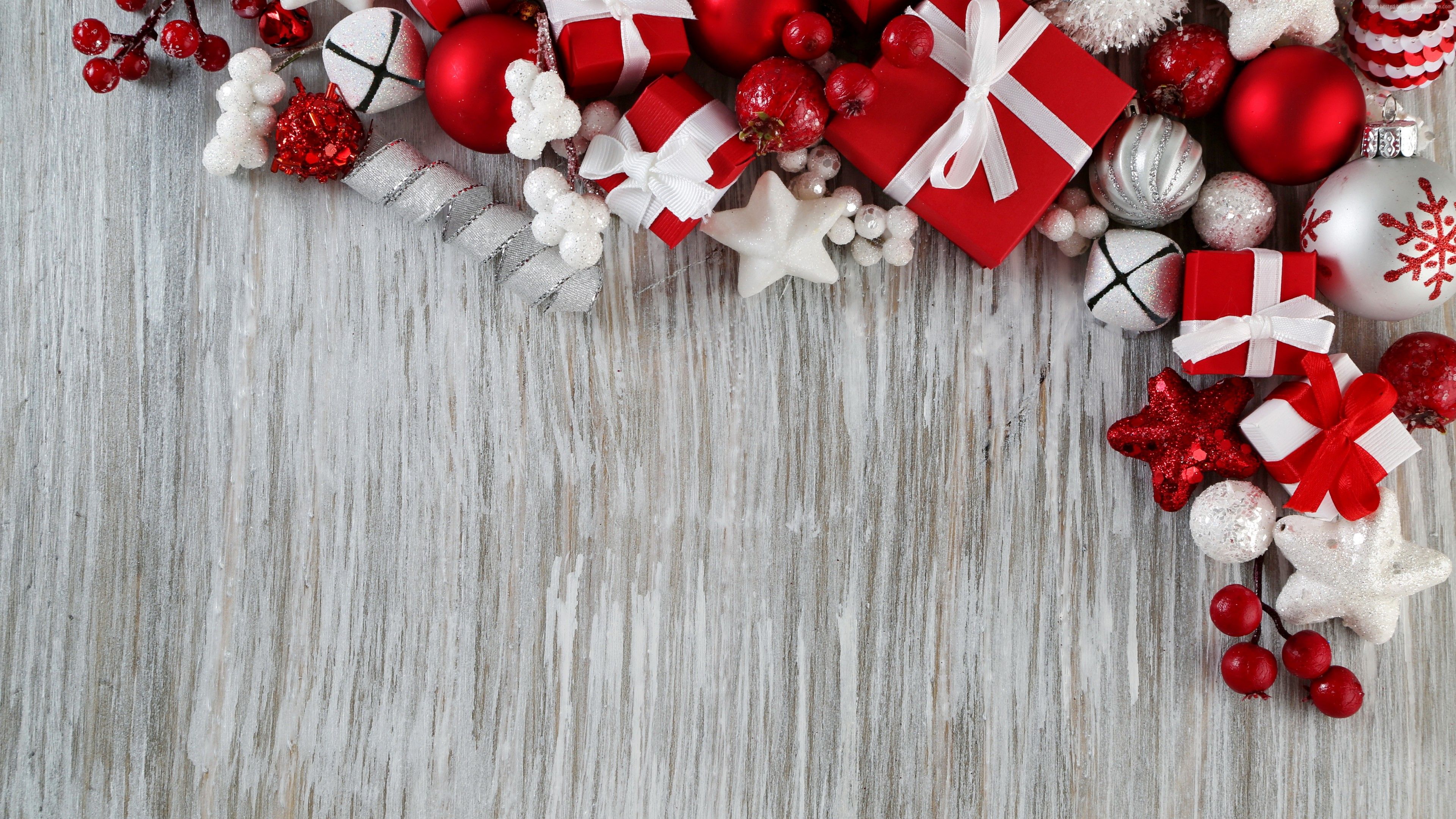 Wallpaper Christmas, New Year, gifts, stars, decorations, Holidays Wallpaper Download Resolution 4K Wallpaper