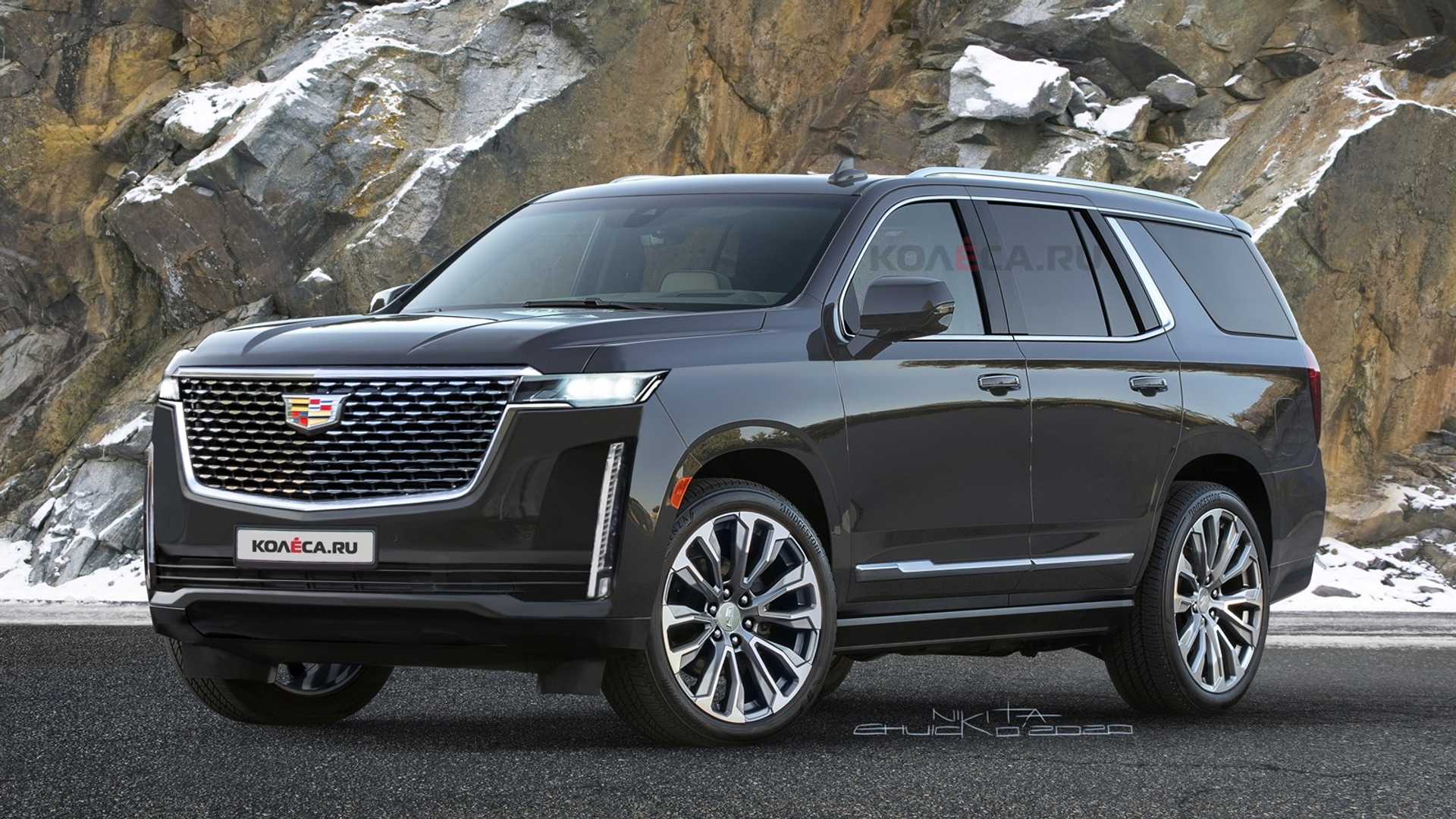 Cadillac Escalade Rendered Based On Teasers
