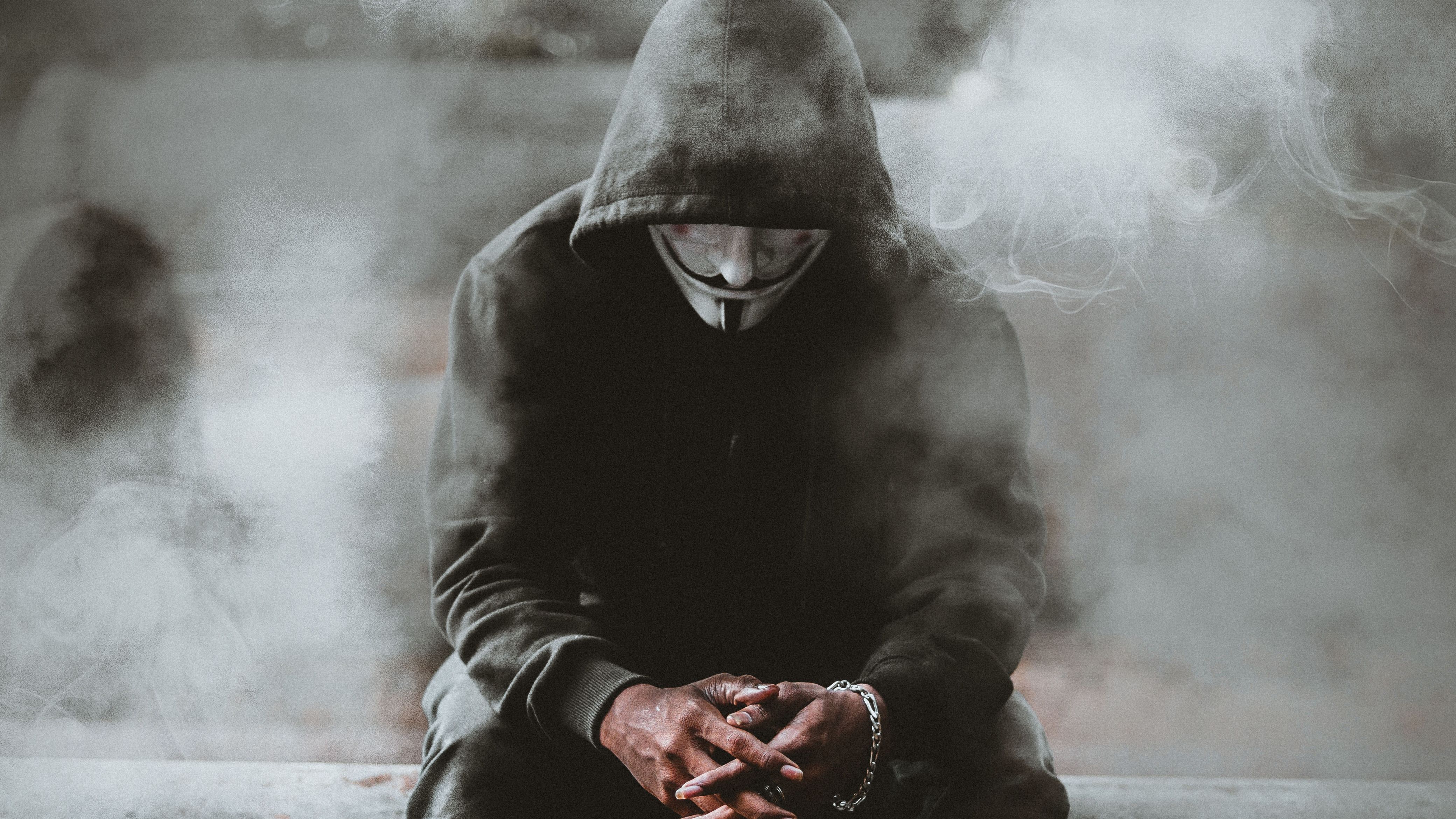 Man Black Hoodie Anonymus 4k, HD Photography, 4k Wallpaper, Image, Background, Photo and Picture