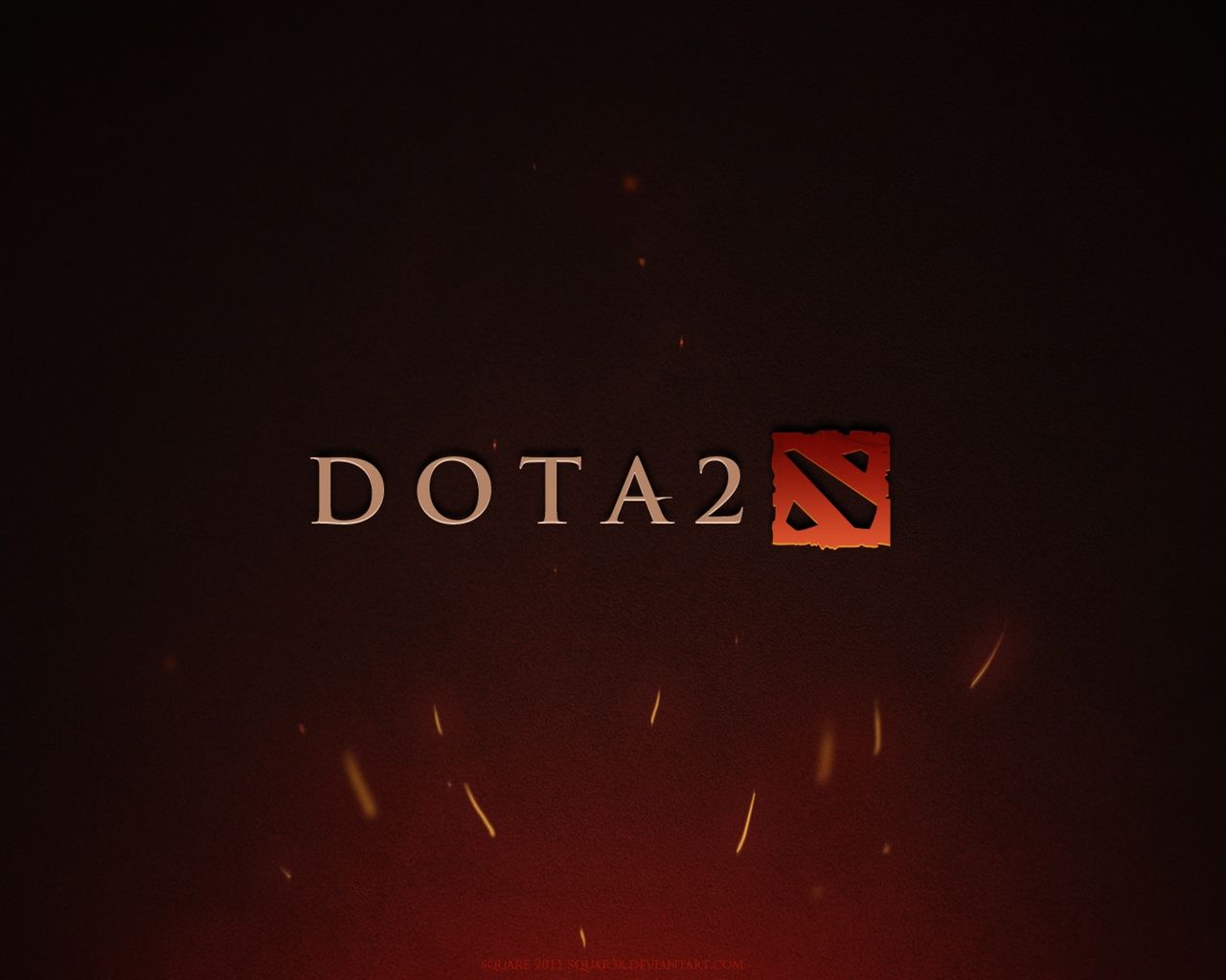 Dota 2 Logo Wallpaper