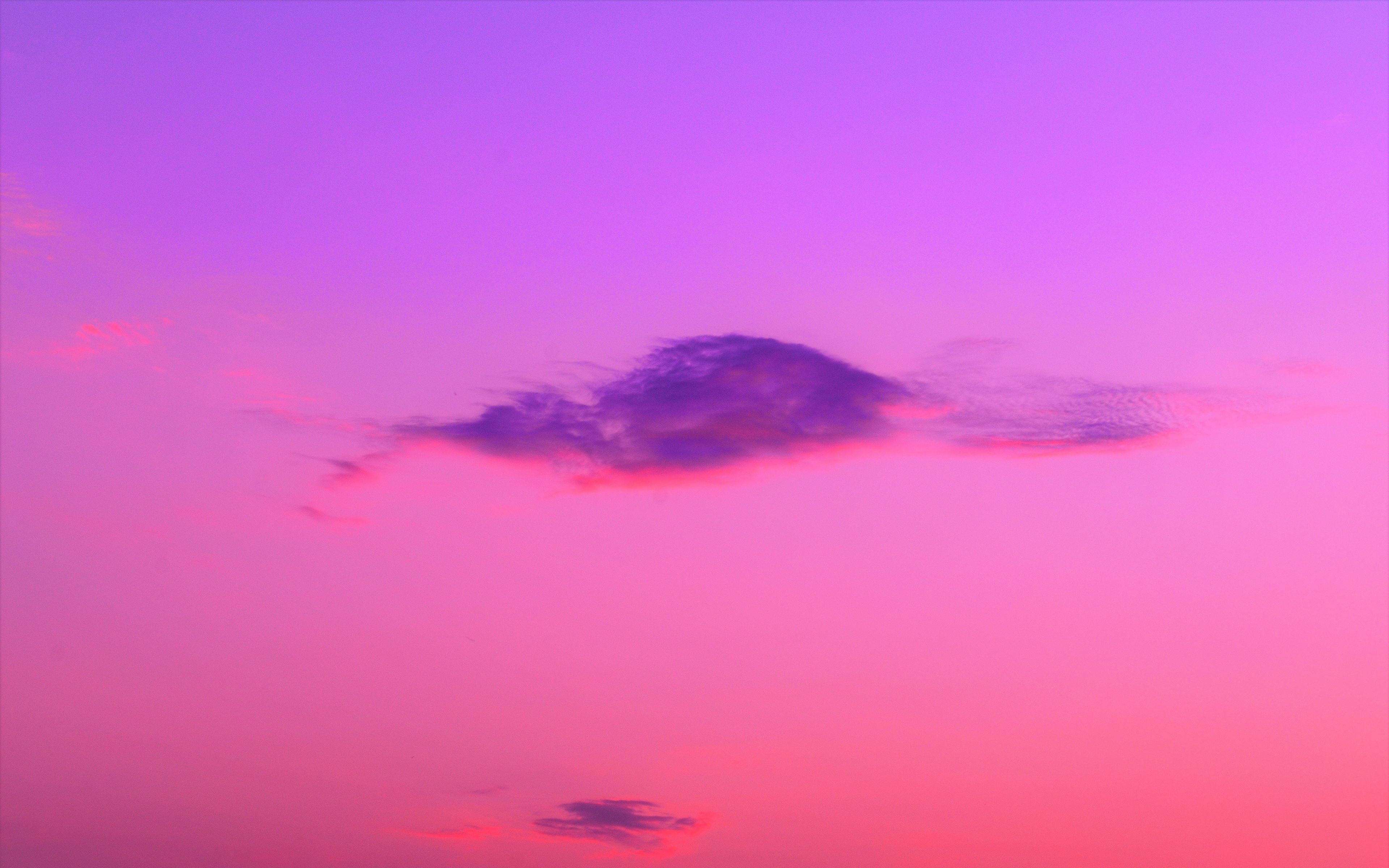 Download wallpaper 3840x2400 cloud, pink, sky 4k ultra HD 16:10 HD background