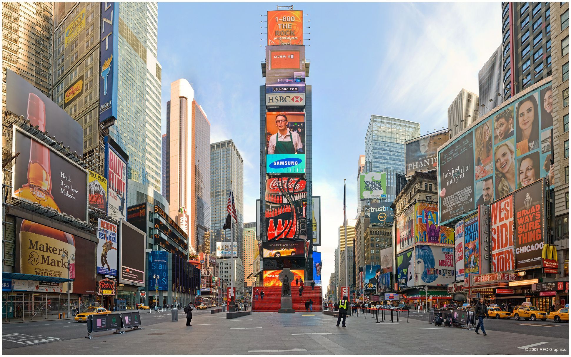 Times Square Winter Wallpaper