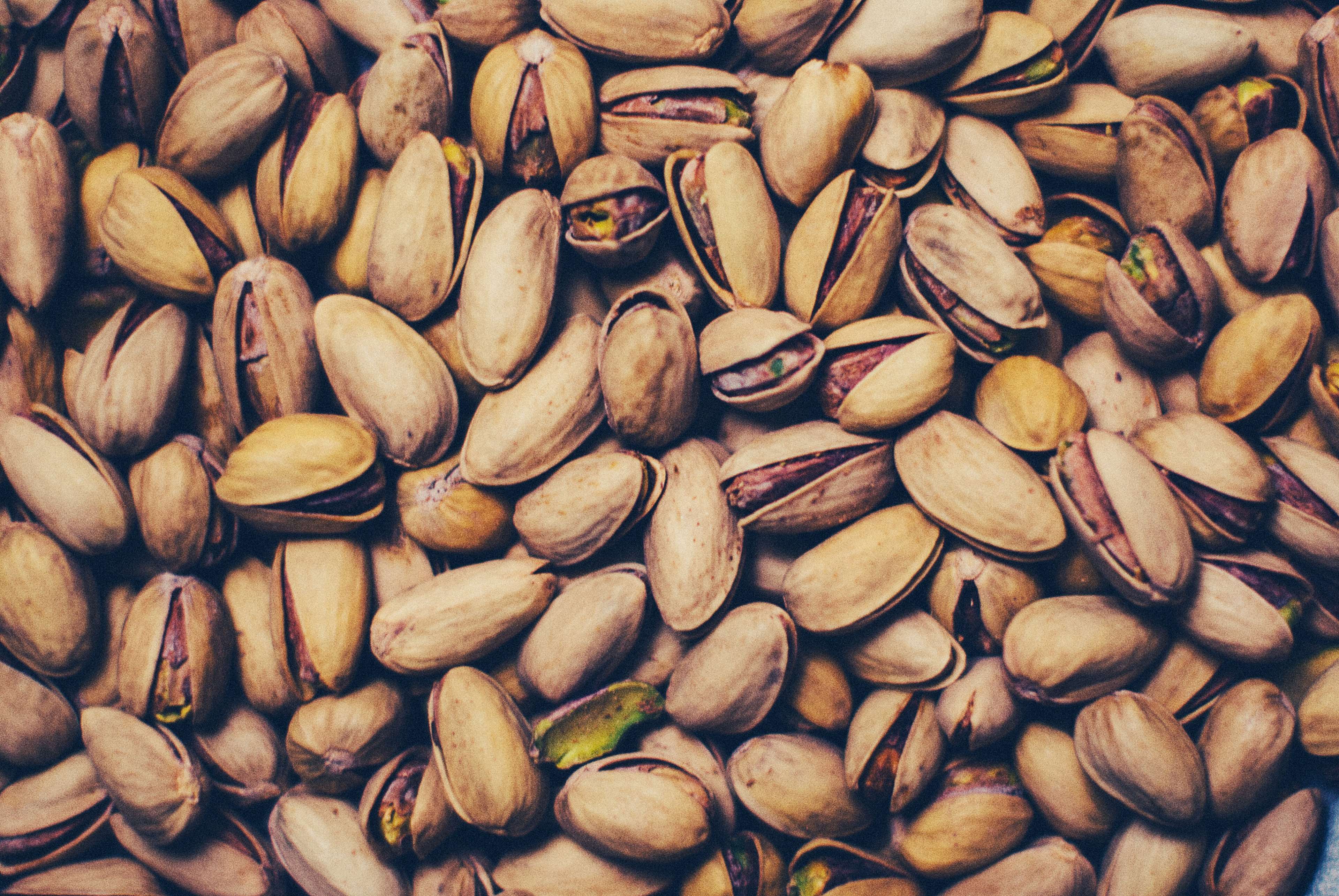 food, nuts, pistachios, snack 4k wallpaper