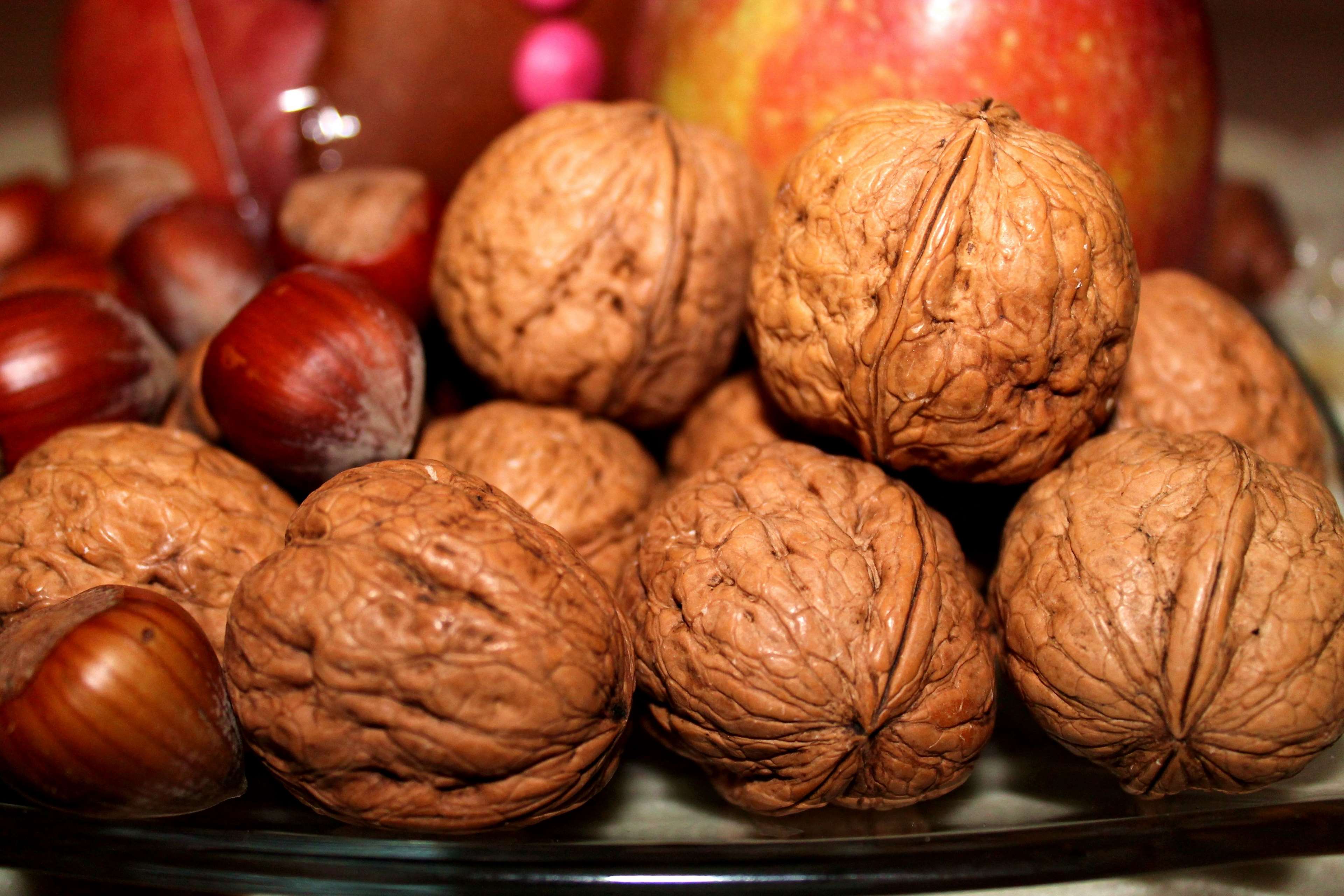 brown, chestnuts, food, nuts, walnuts 4k wallpaper