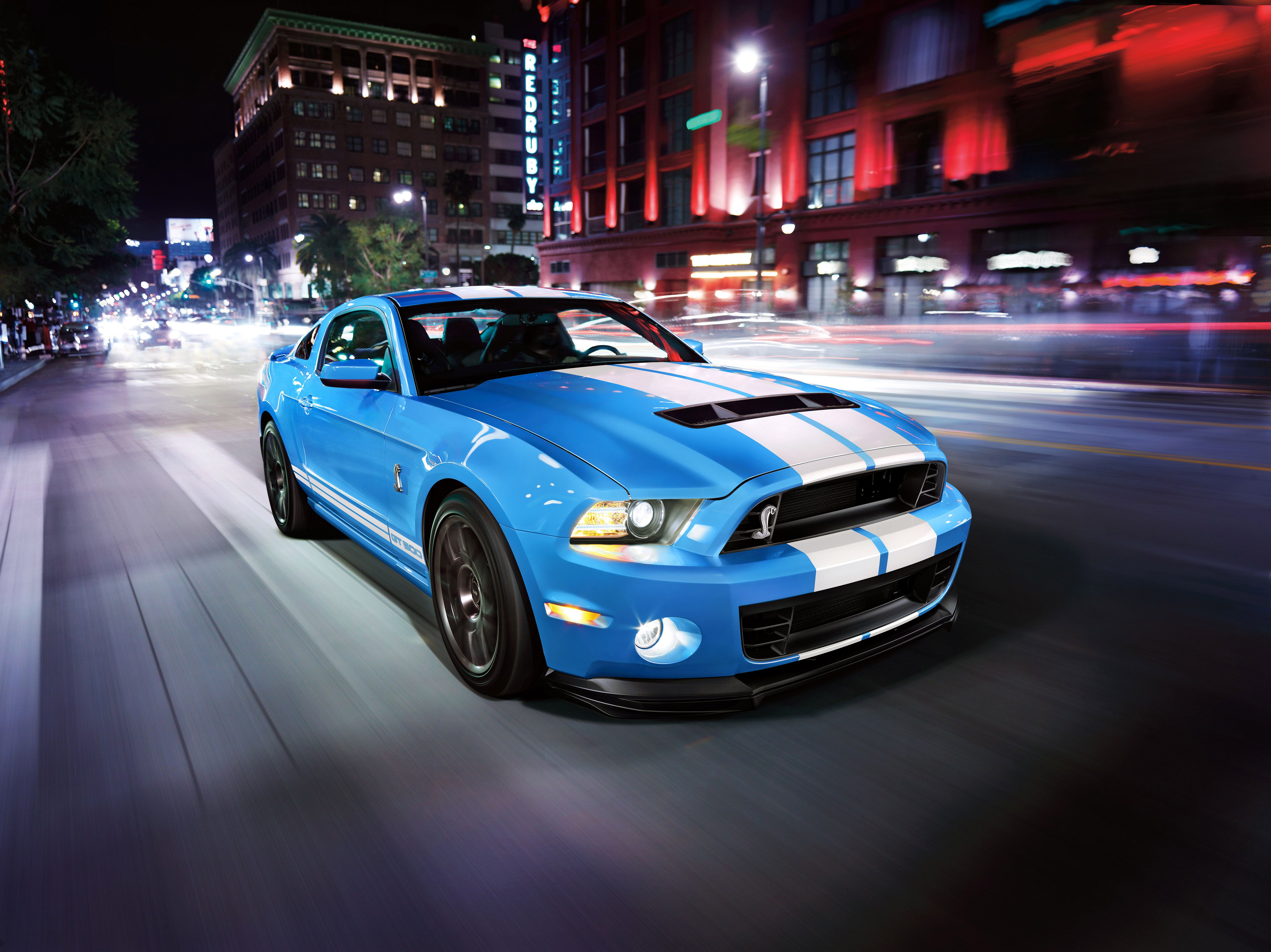 Ford Shelby GT500 on the Street 4K UHD Wallpaper