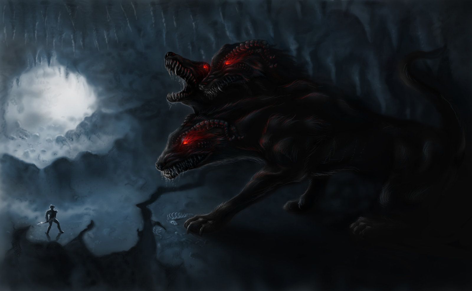 Awesome, Epic. Cerberus, Digital art gallery, Mystical creatures