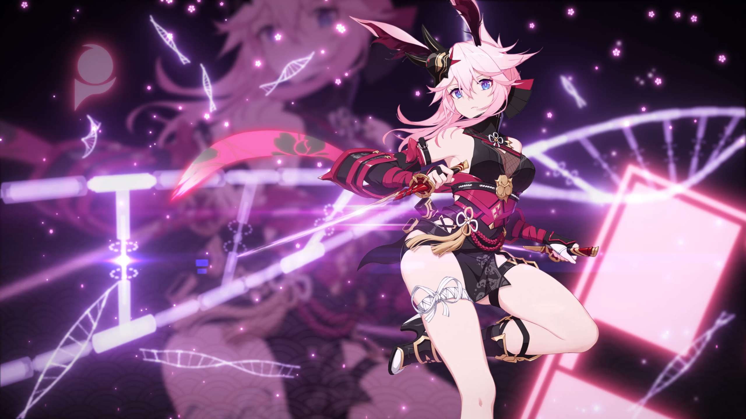 Honkai Impact 3 Sakura Noir 4K 60FPS [Wallpaper Engine Anime]