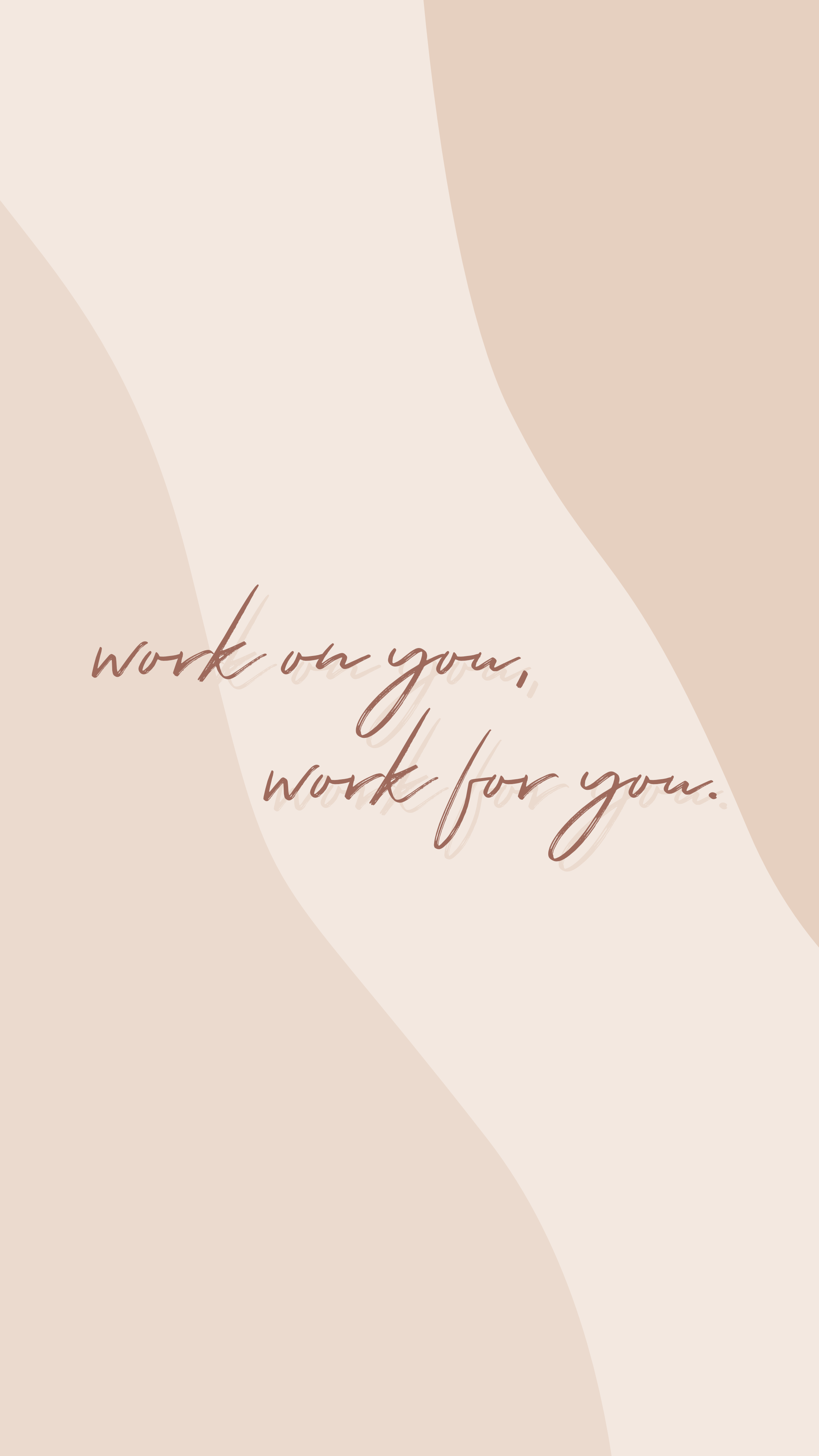 Mobile 4K Wallpaper work on you, work for you. by HeadsCreate. Minimalist quotes, Quote aesthetic, Wallpaper quotes