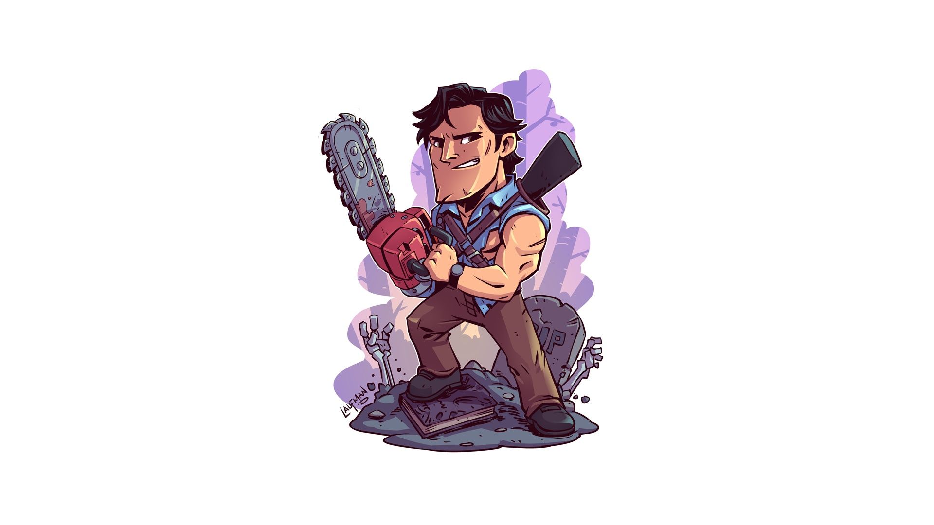 Army Of Darkness Ash Williams Wallpaper:1920x1080