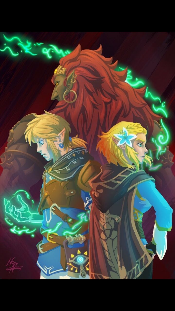 Do You Like This Breath If The Wild 2 Sequel Phone Wallpaper, Thoughts? Love Ganandorf's Unique Look. Artist Is Juan Nickolas, Breath_of_the_Wild